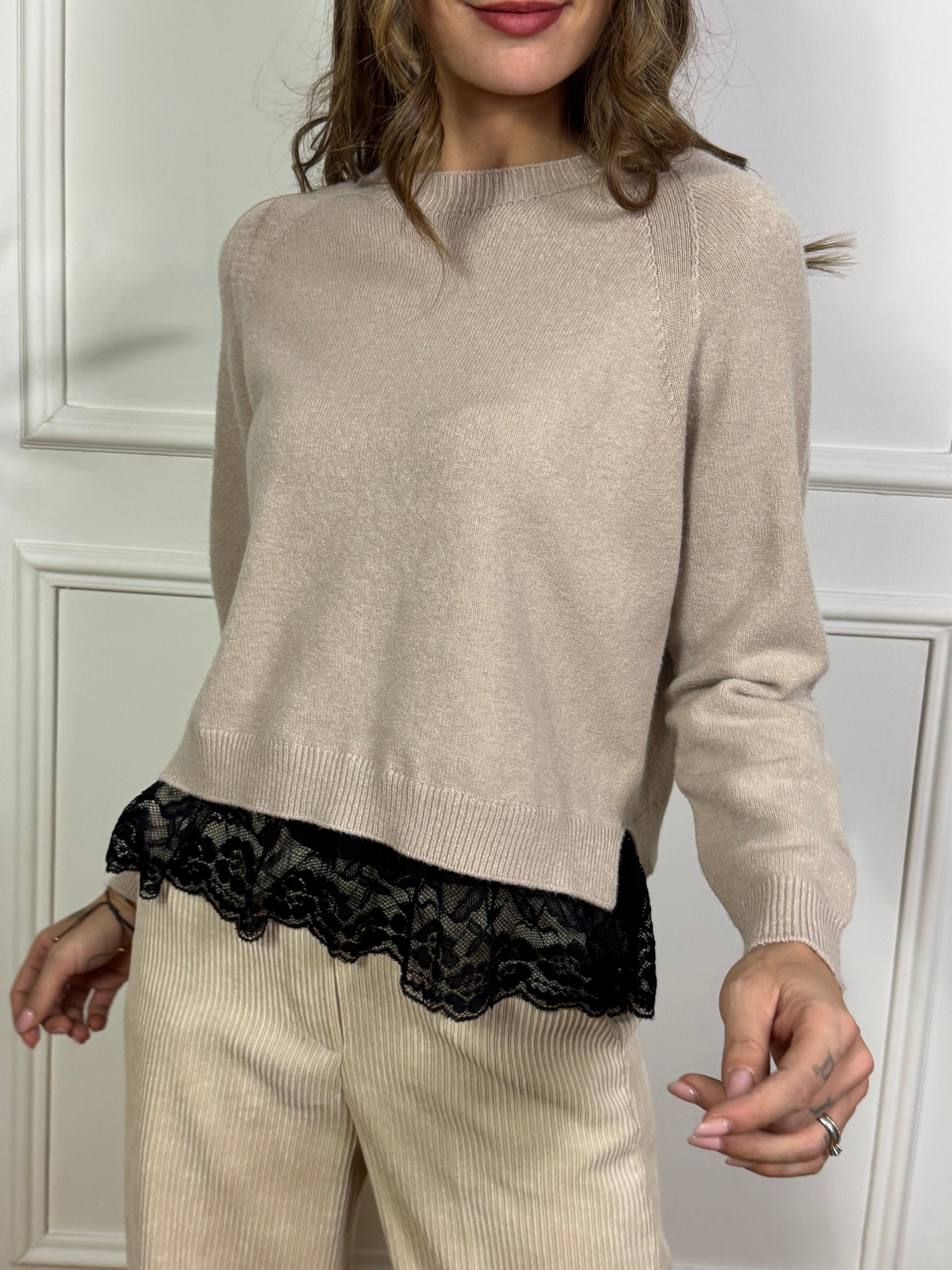 Maglia Susy Mix SCATOLETTA CON PIZZO