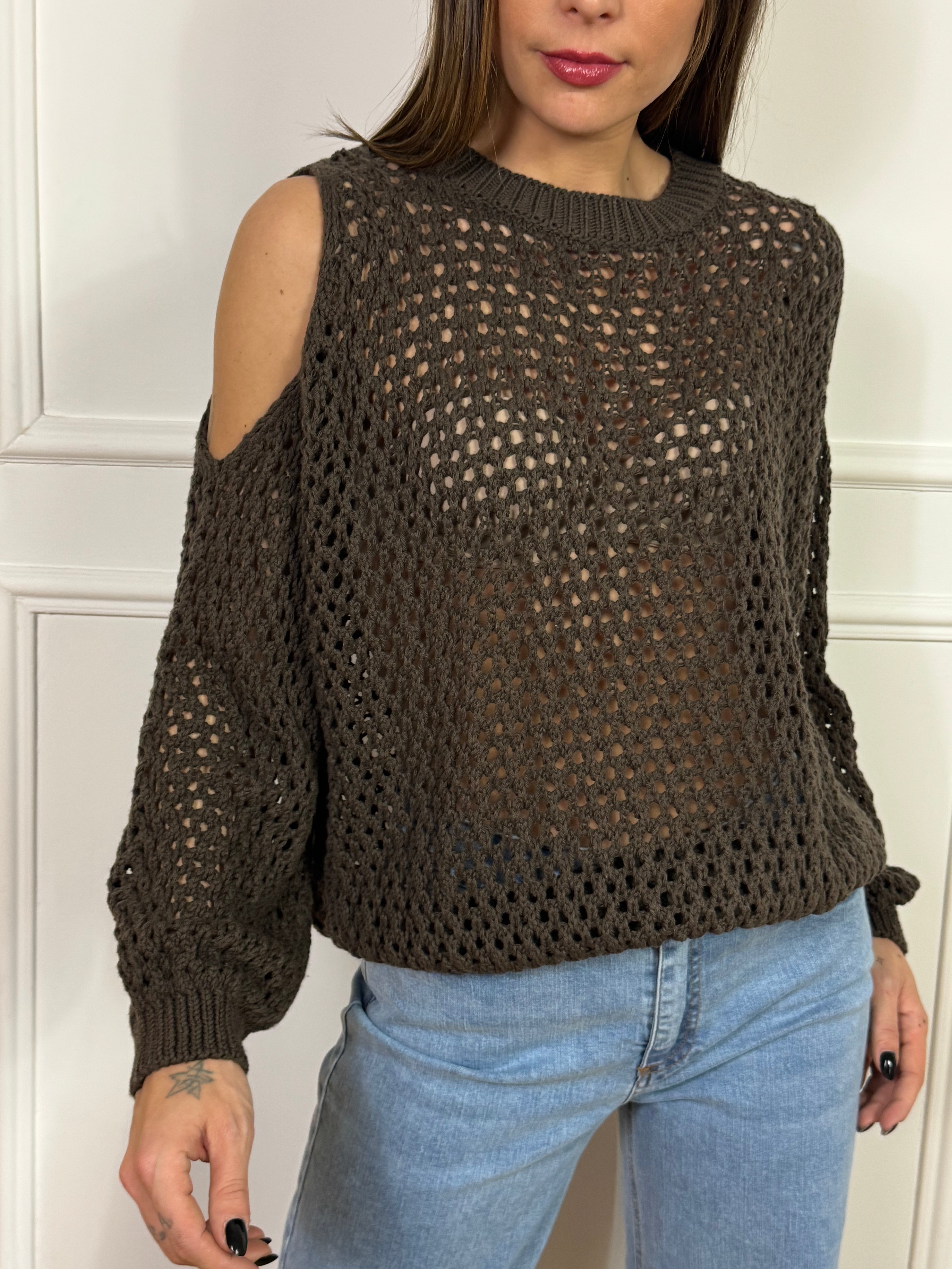 Maglia traforata Cut -out HAVE ONE