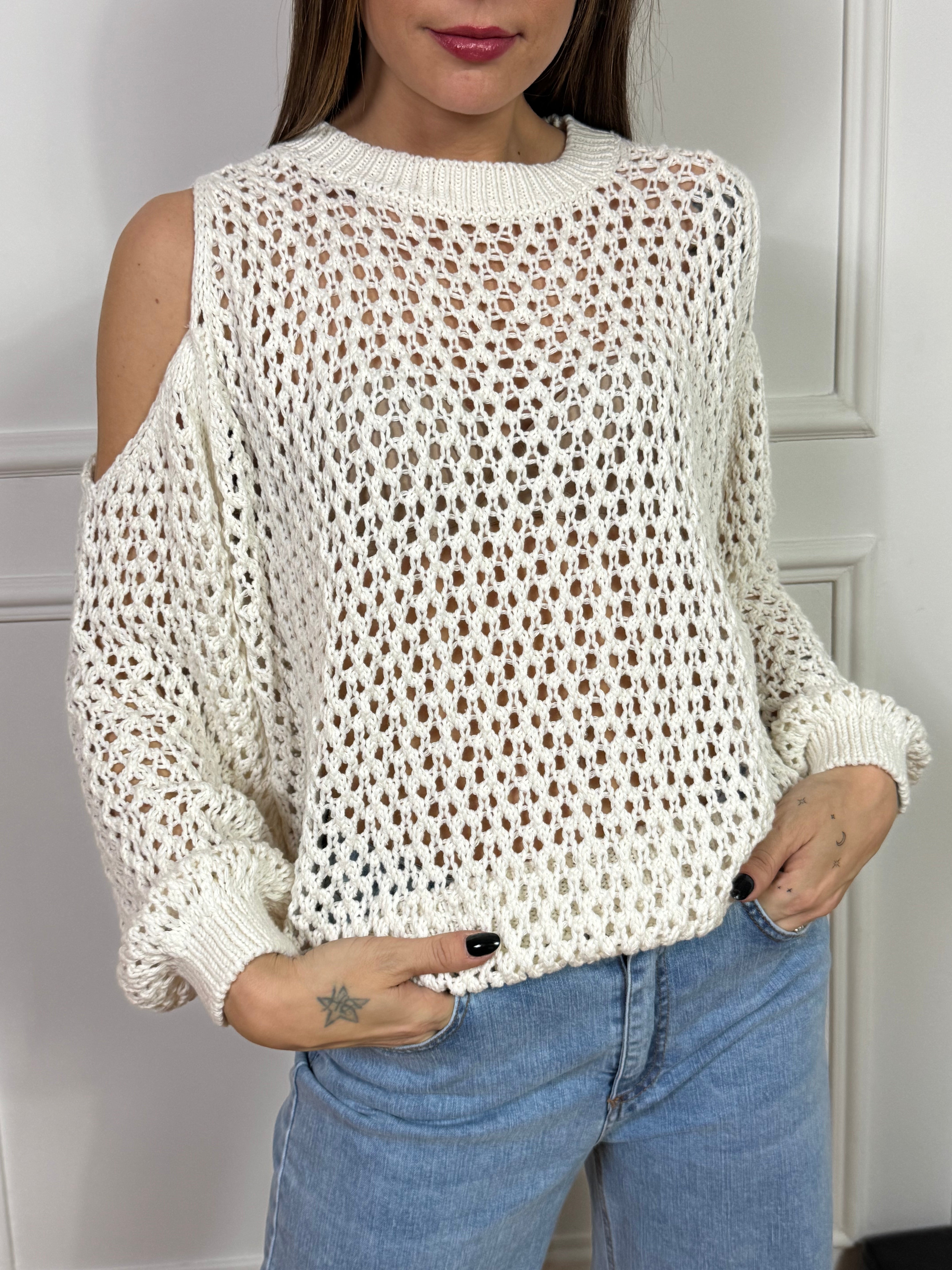 Maglia traforata Cut -out HAVE ONE
