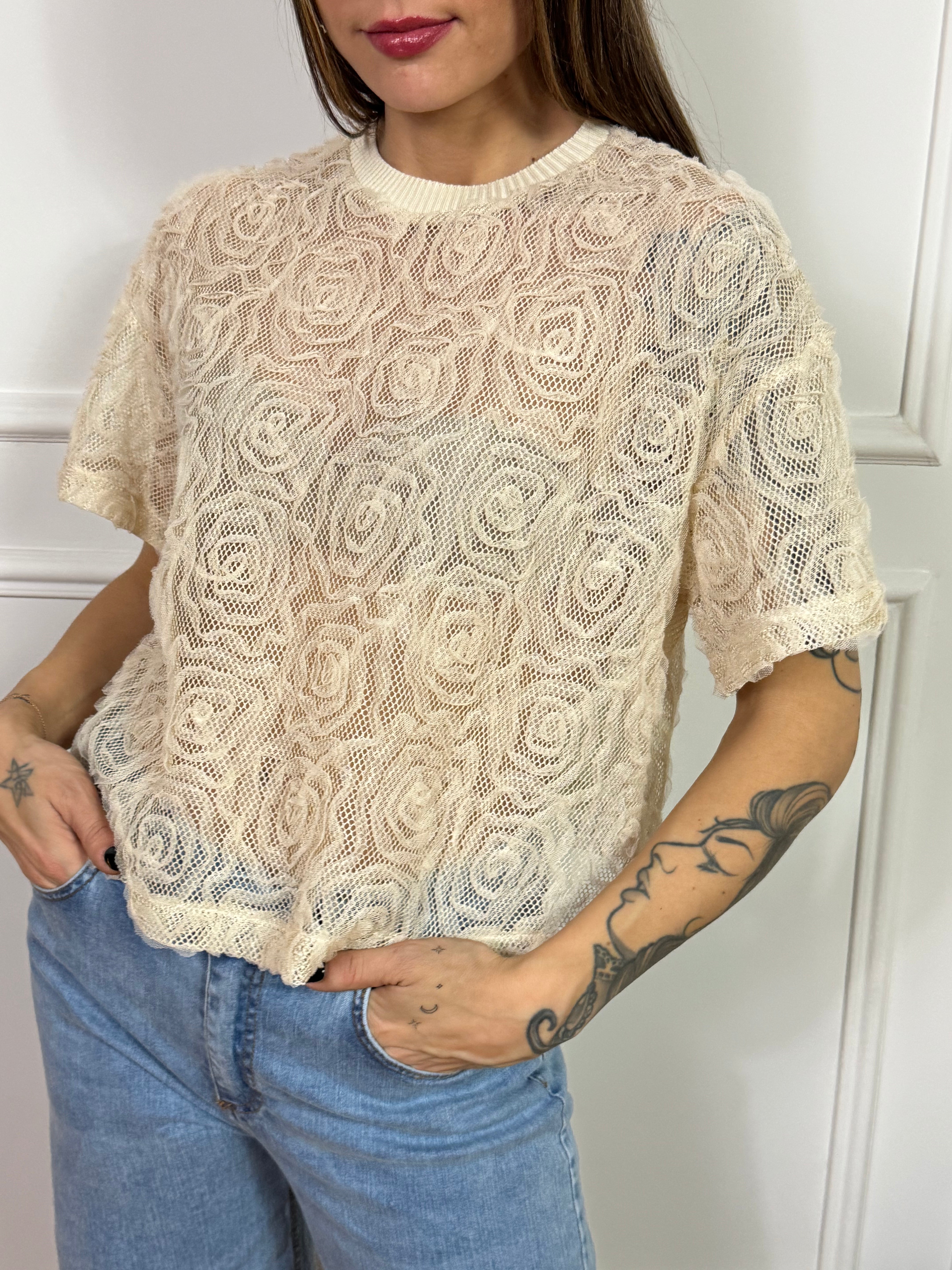 Maglia pizzo HAVE ONE