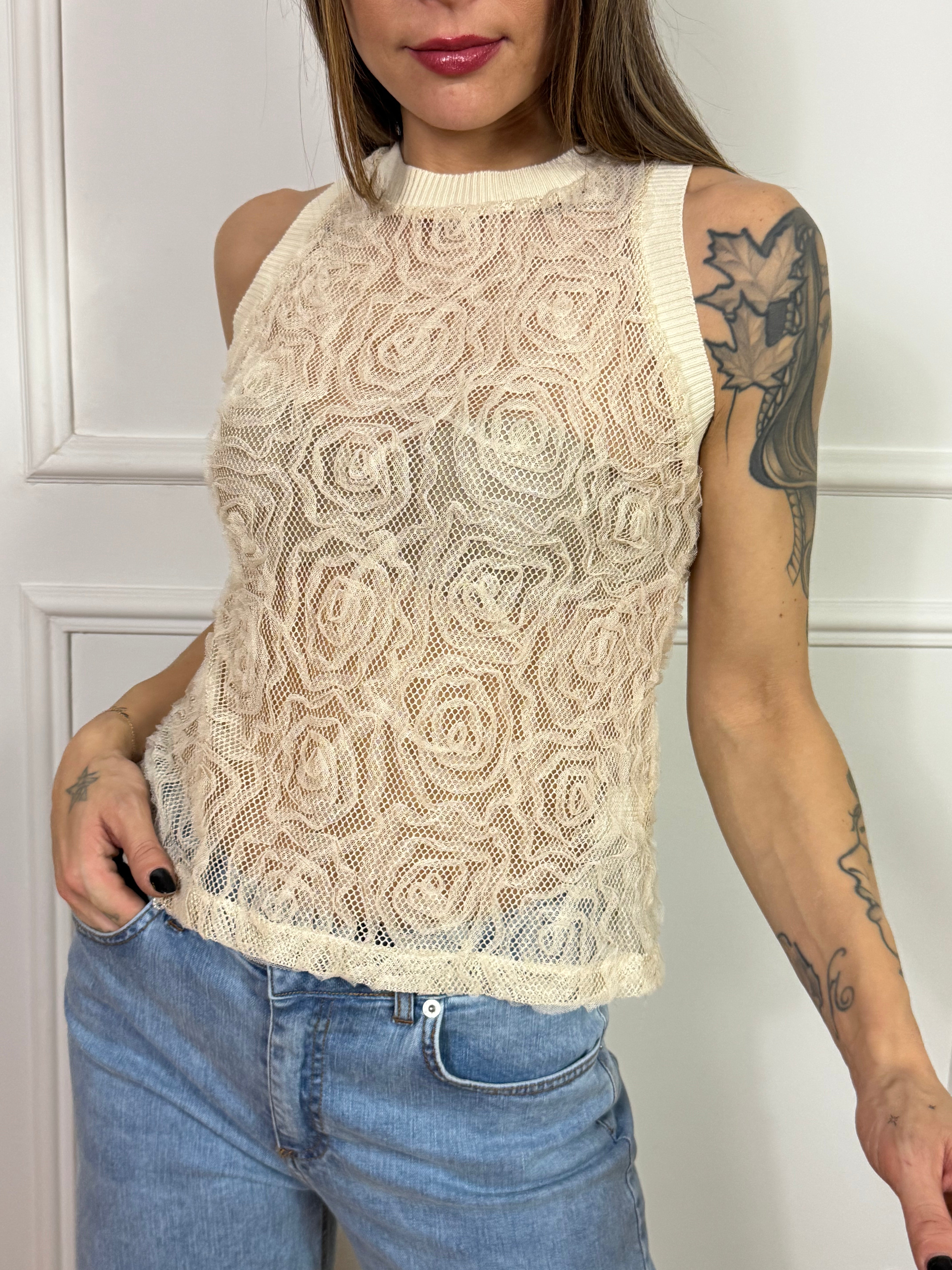 Canotta pizzo HAVE ONE