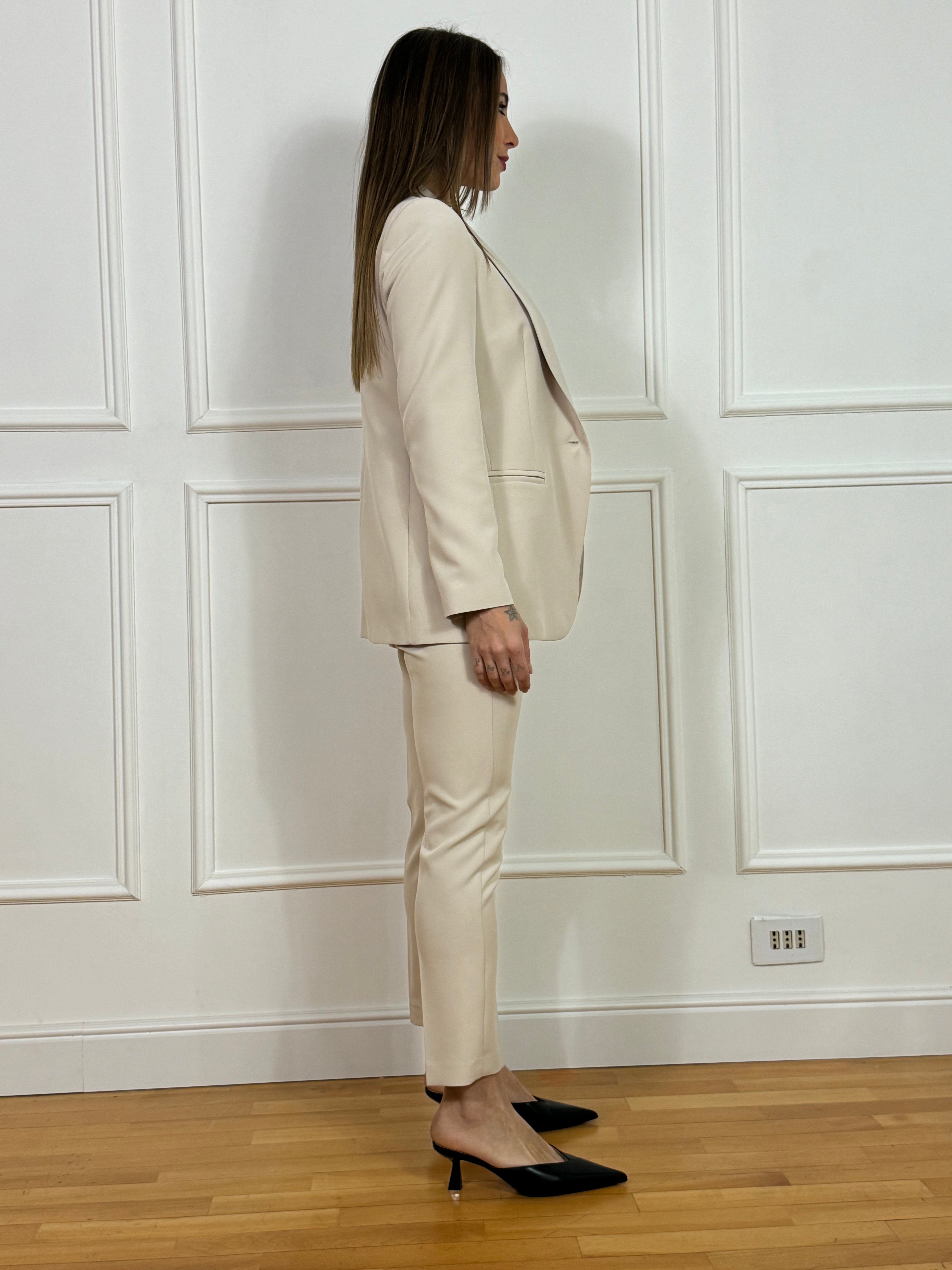Completo tailleur Kontatto GIACCA MONOPETTO + PANTALONE SLIM