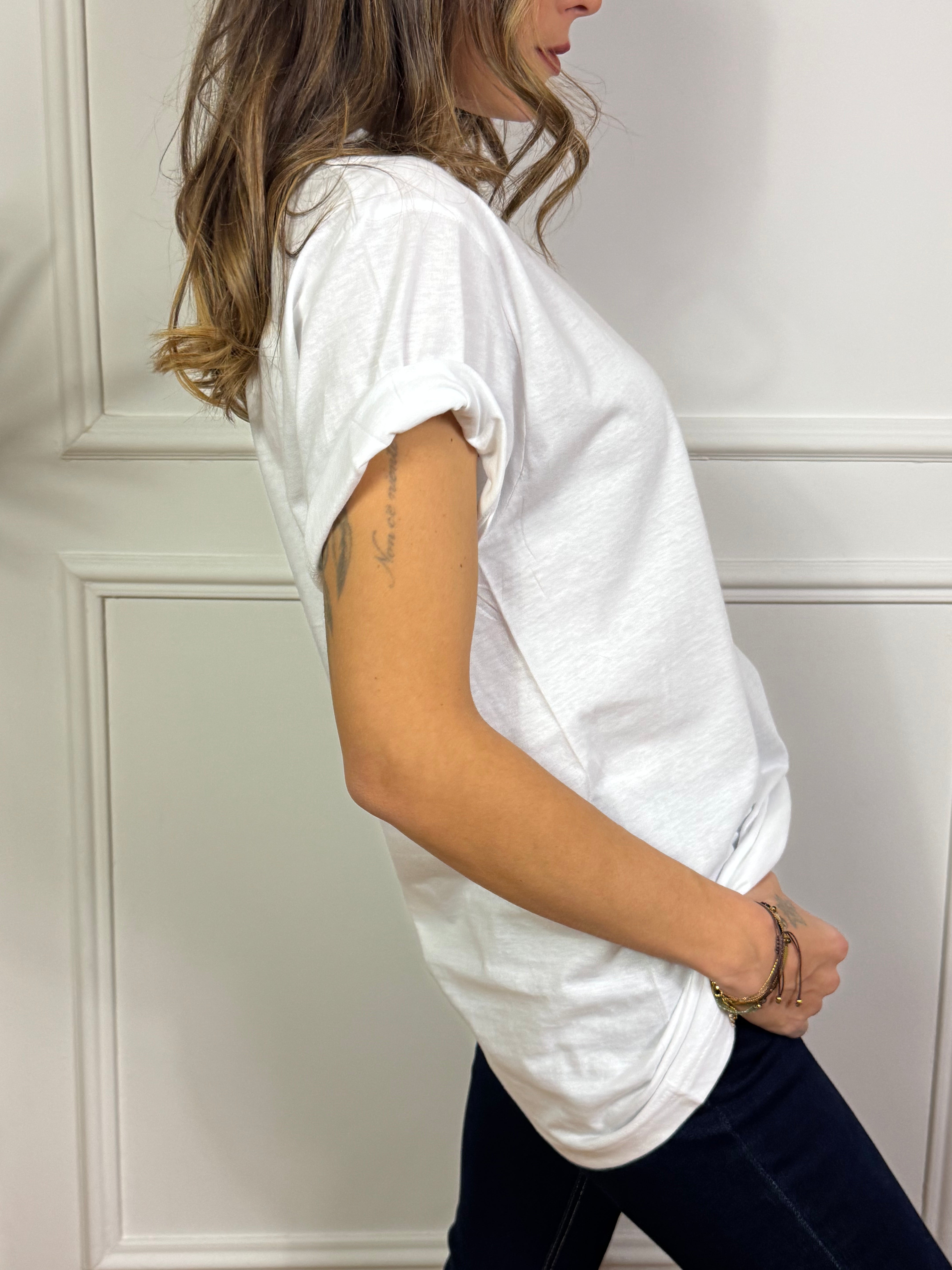 T-shirt con stampa Susy Mix CANE BASSOTTO RENNA NATALE