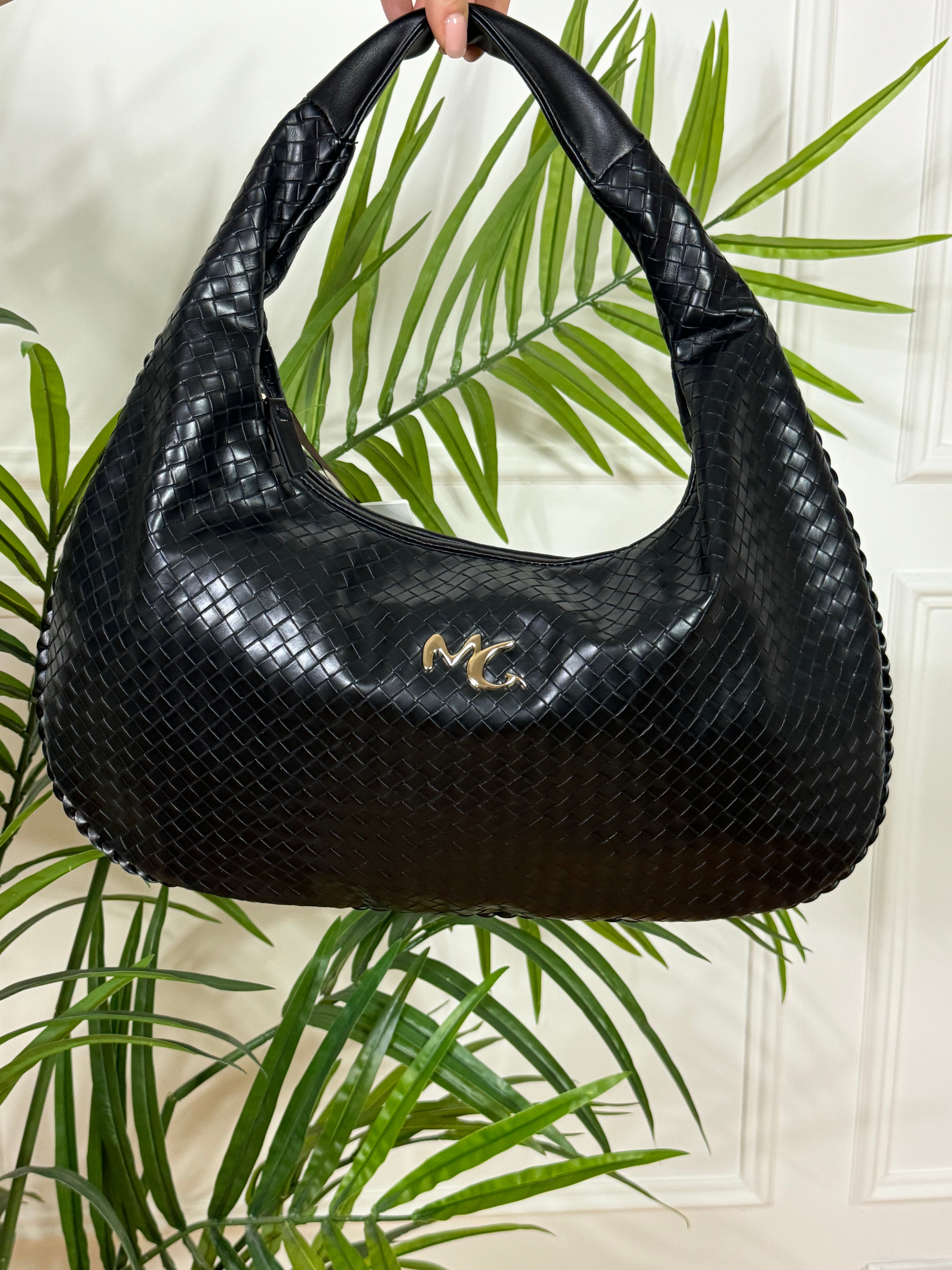 Borsa Manila Grace HOBO BAG - TEXTURE INTRECCIATA