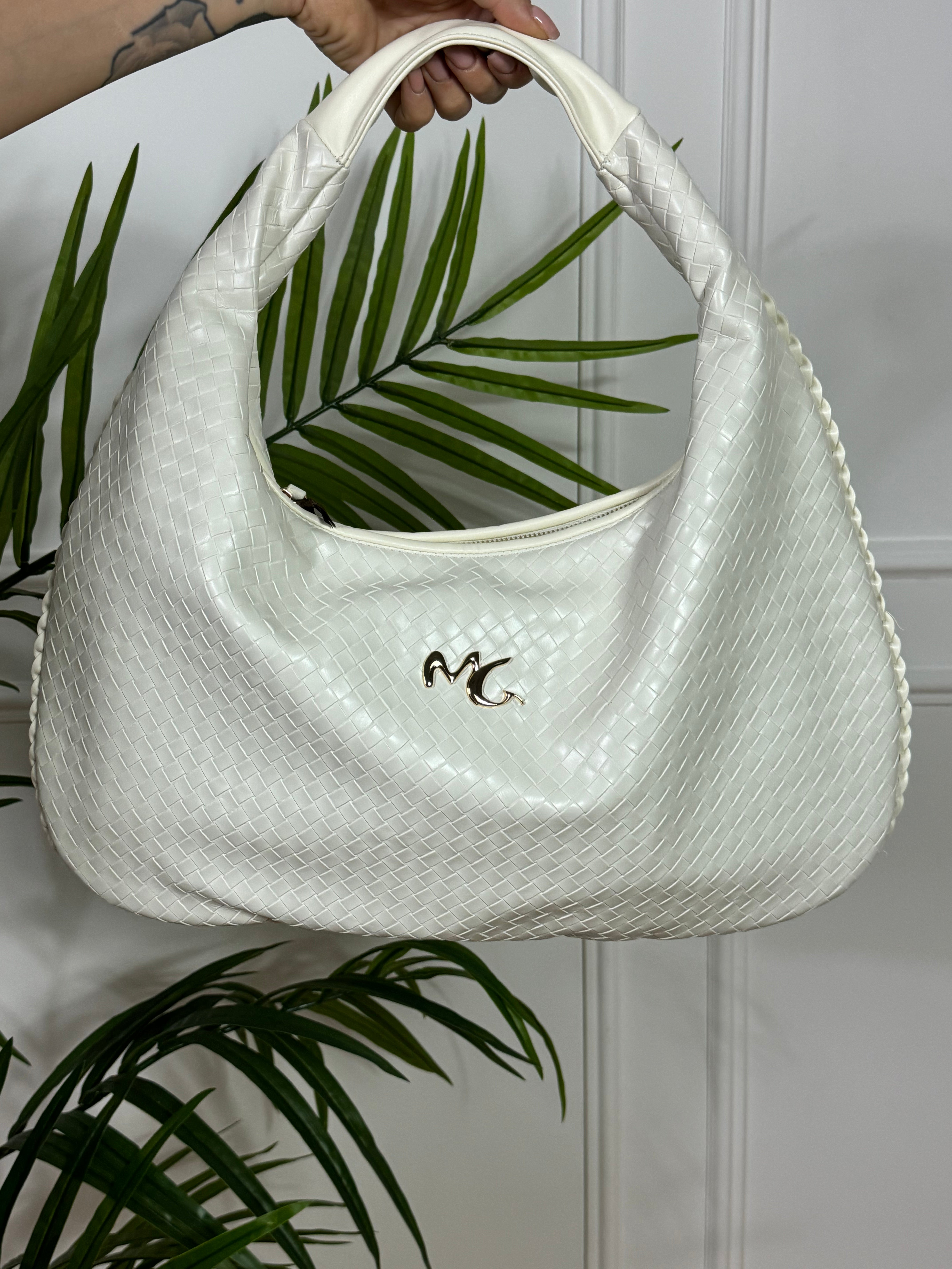 Borsa Manila Grace HOBO BAG - TEXTURE INTRECCIATA
