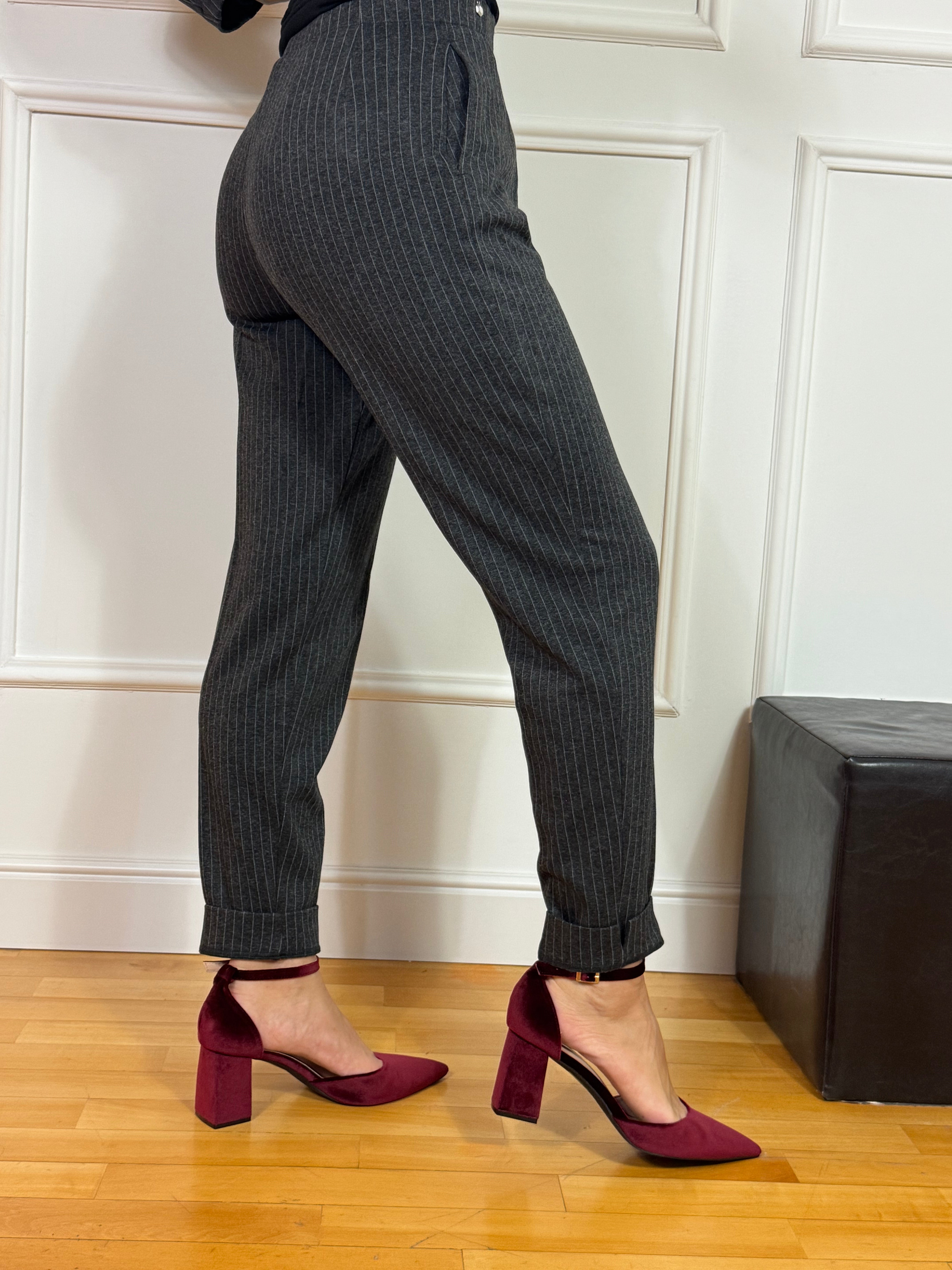 Pantalone SLIM CIGARETTE Ragno FANTASIA GESSATA
