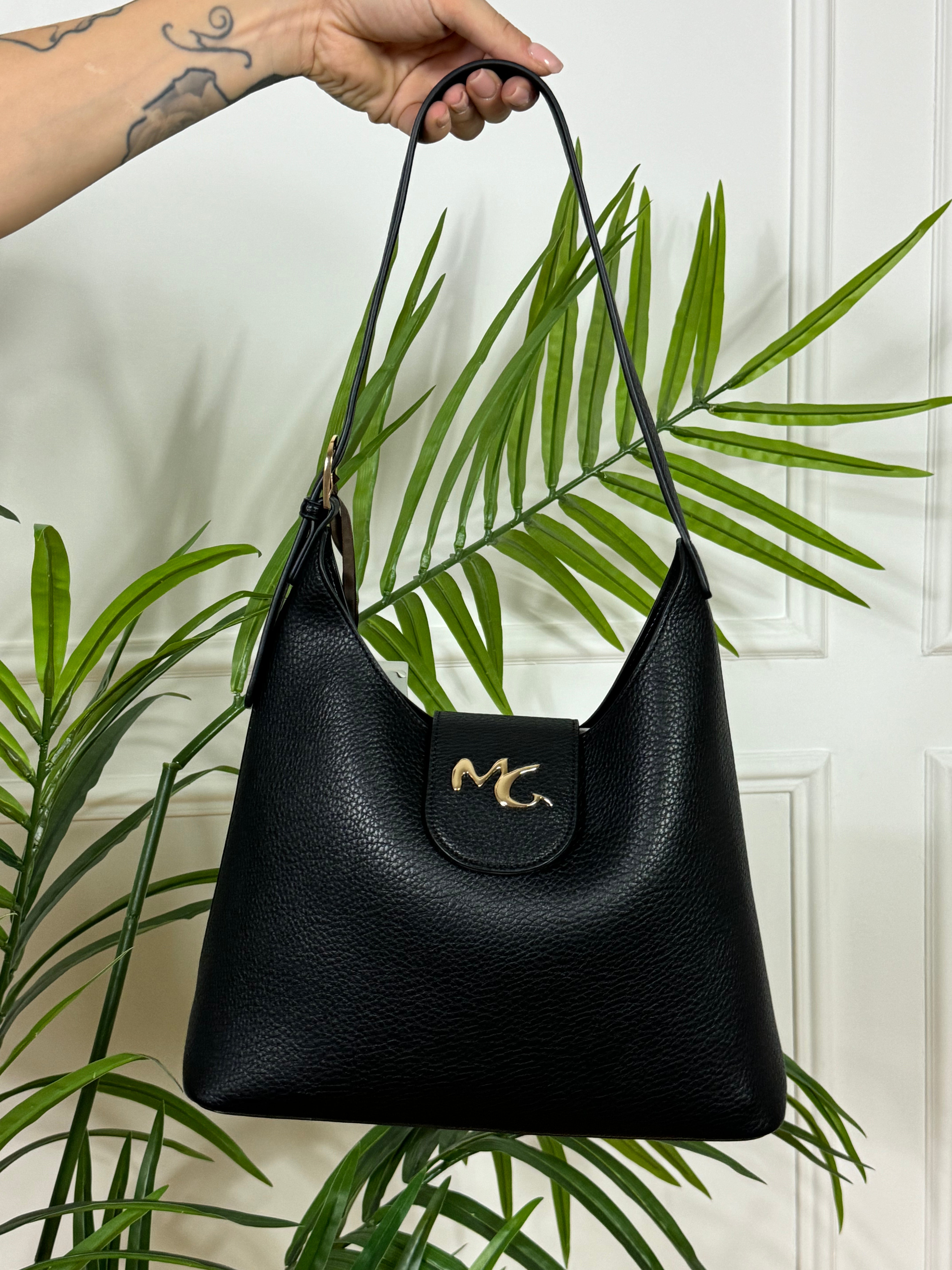 Borsa Manila Grace HOBO PICCOLA - CHIUSURA A CLIP CON PATTA