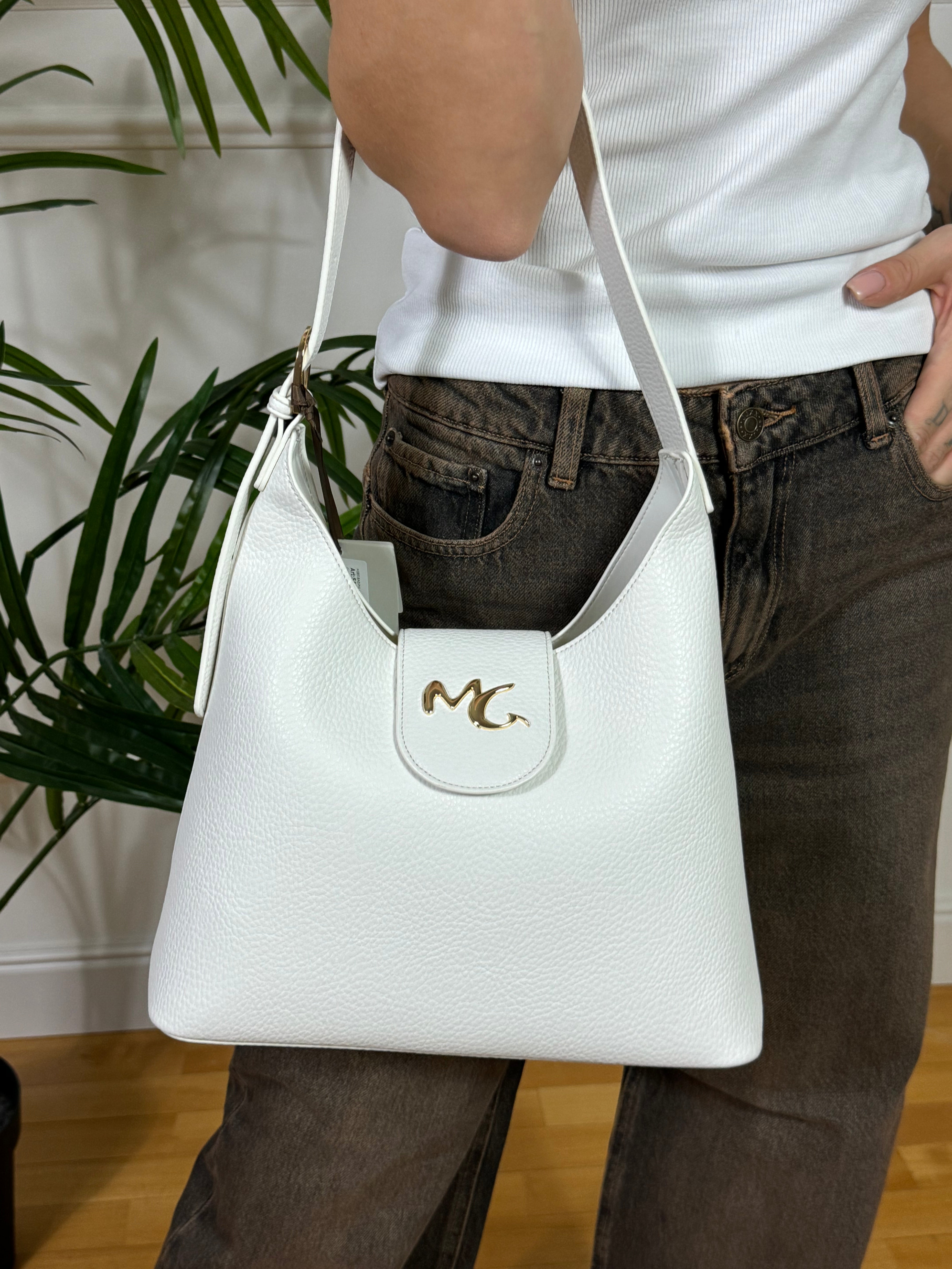 Borsa Manila Grace HOBO PICCOLA - CHIUSURA A CLIP CON PATTA