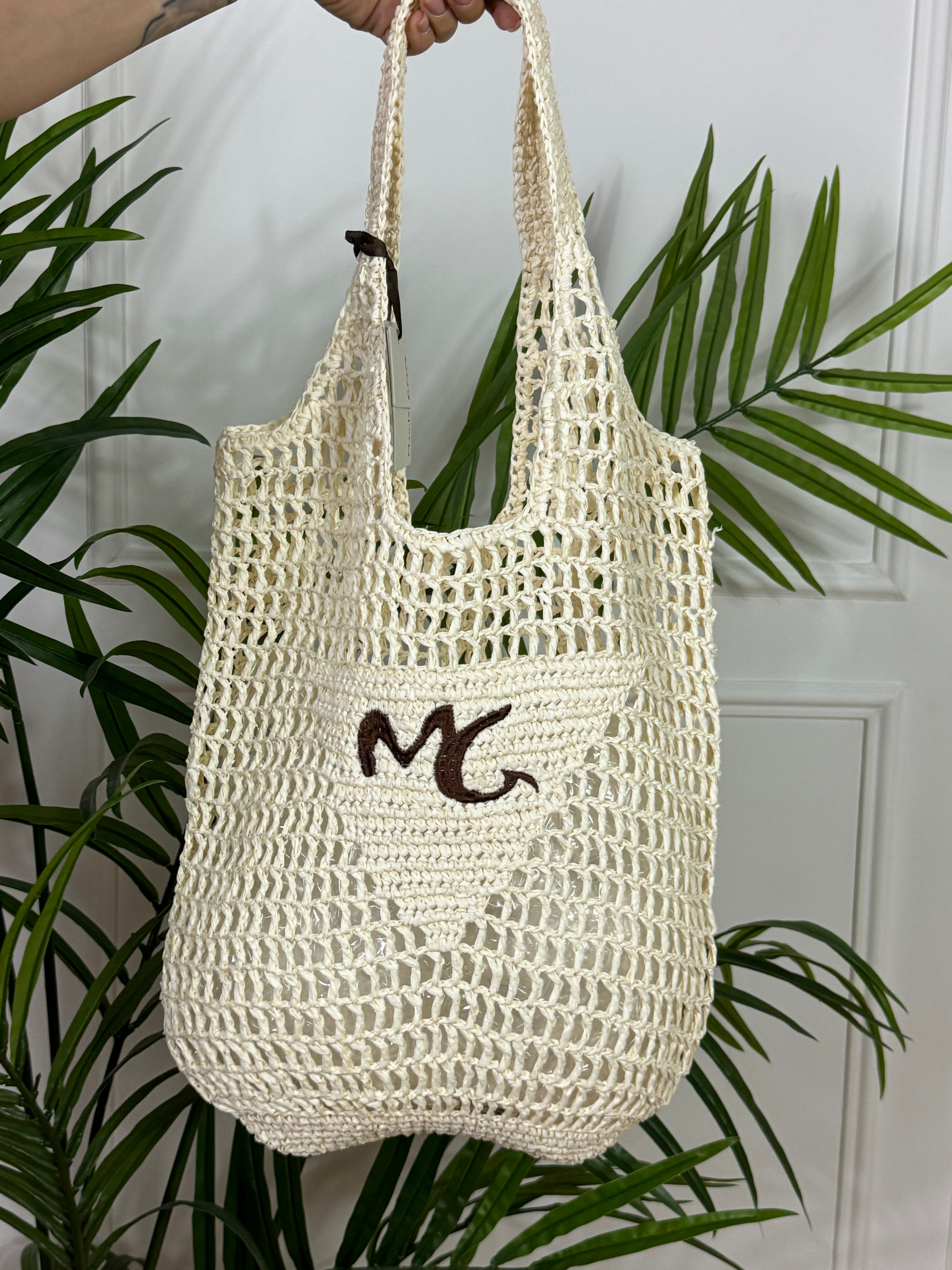 Borsa Manila Grace RAFFIA - A RETE