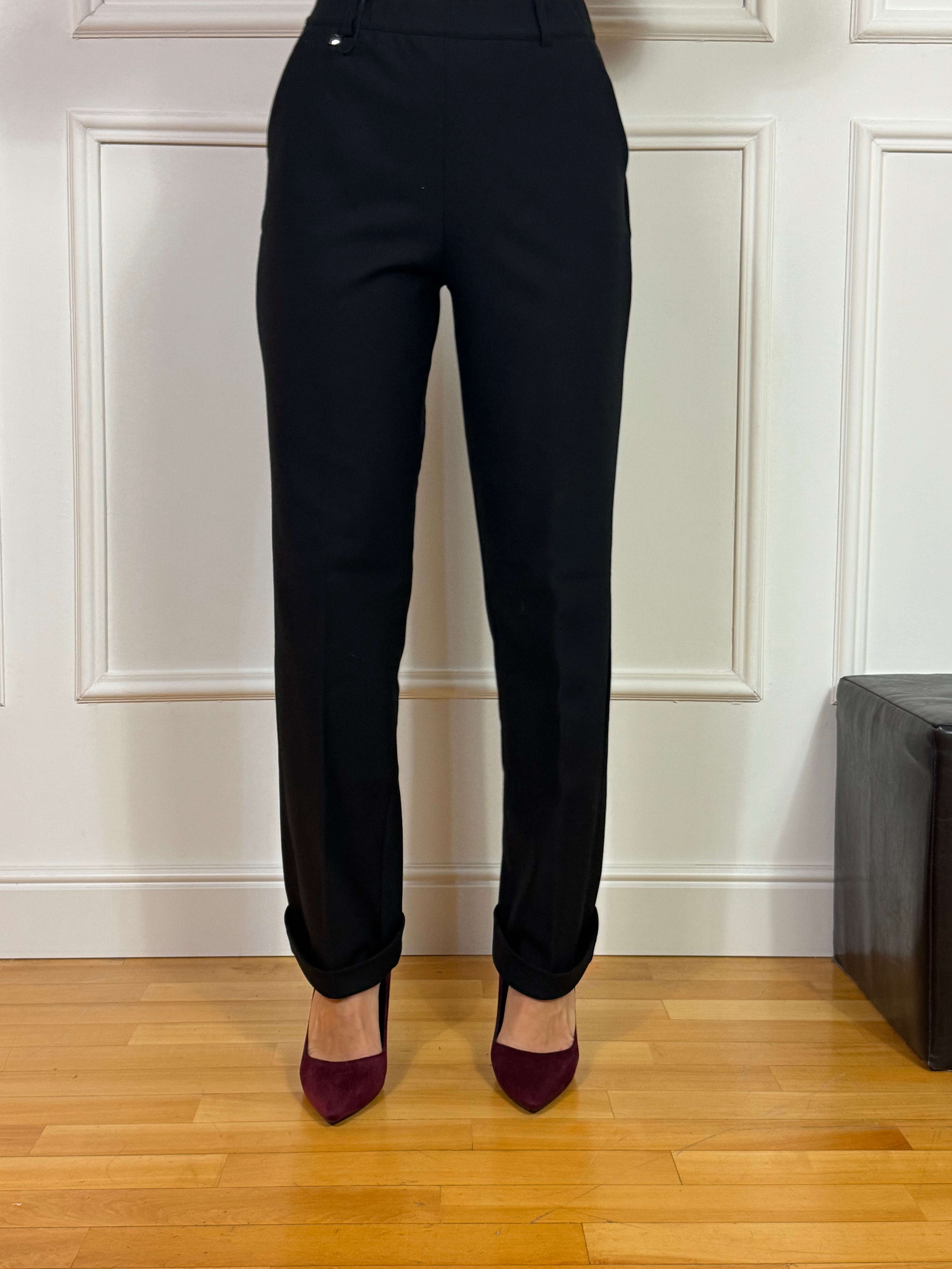 Pantalone WIDE with pockets Ragno TINTA UNITA - GAMBA DRITTA