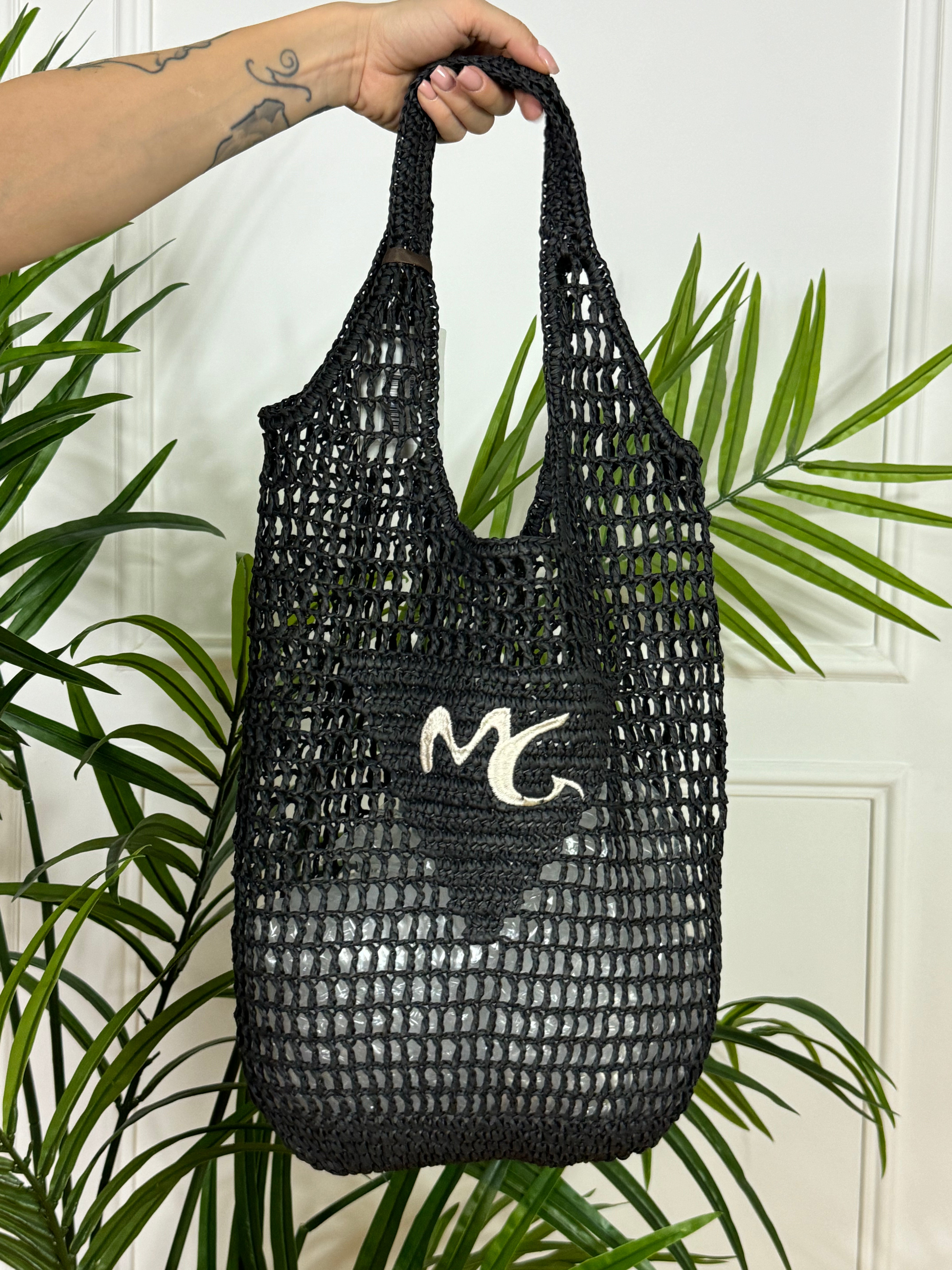 Borsa Manila Grace RAFFIA - A RETE