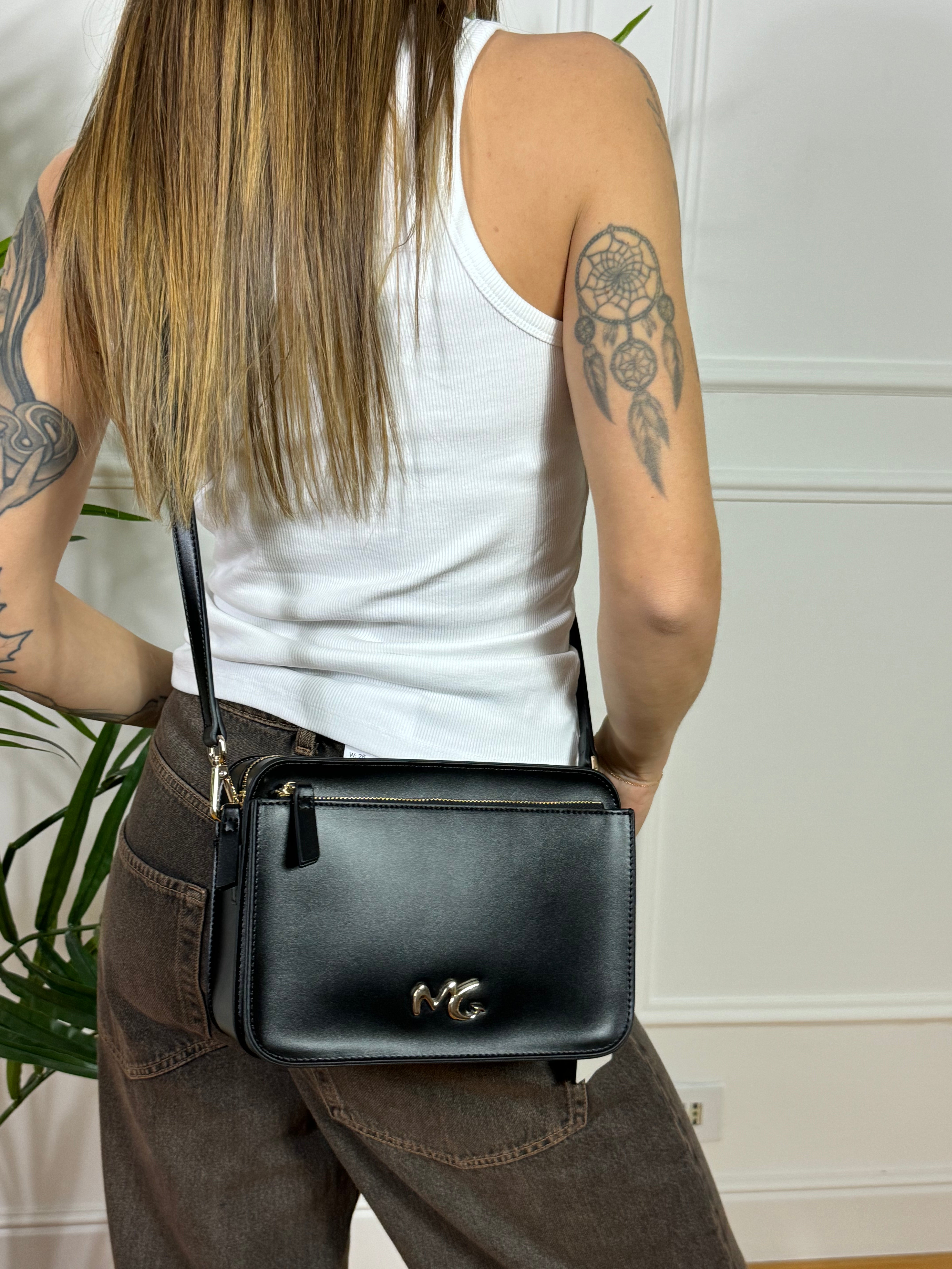 Borsa Manila Grace FLORIDIA BAG ESSENTIAL - texture liscia