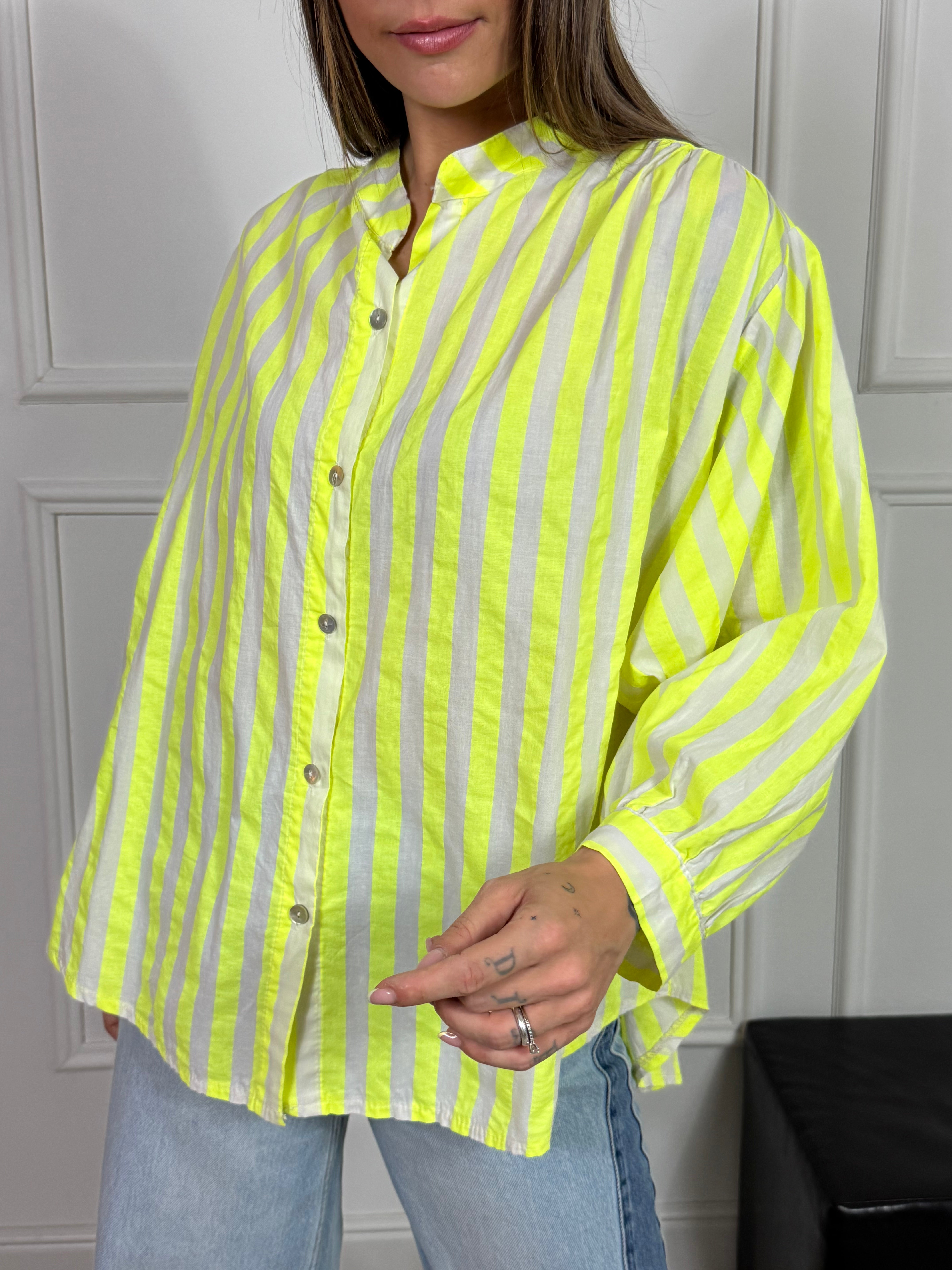 Camicia a righe verticali Victoria ILMH MANICA LUNGA