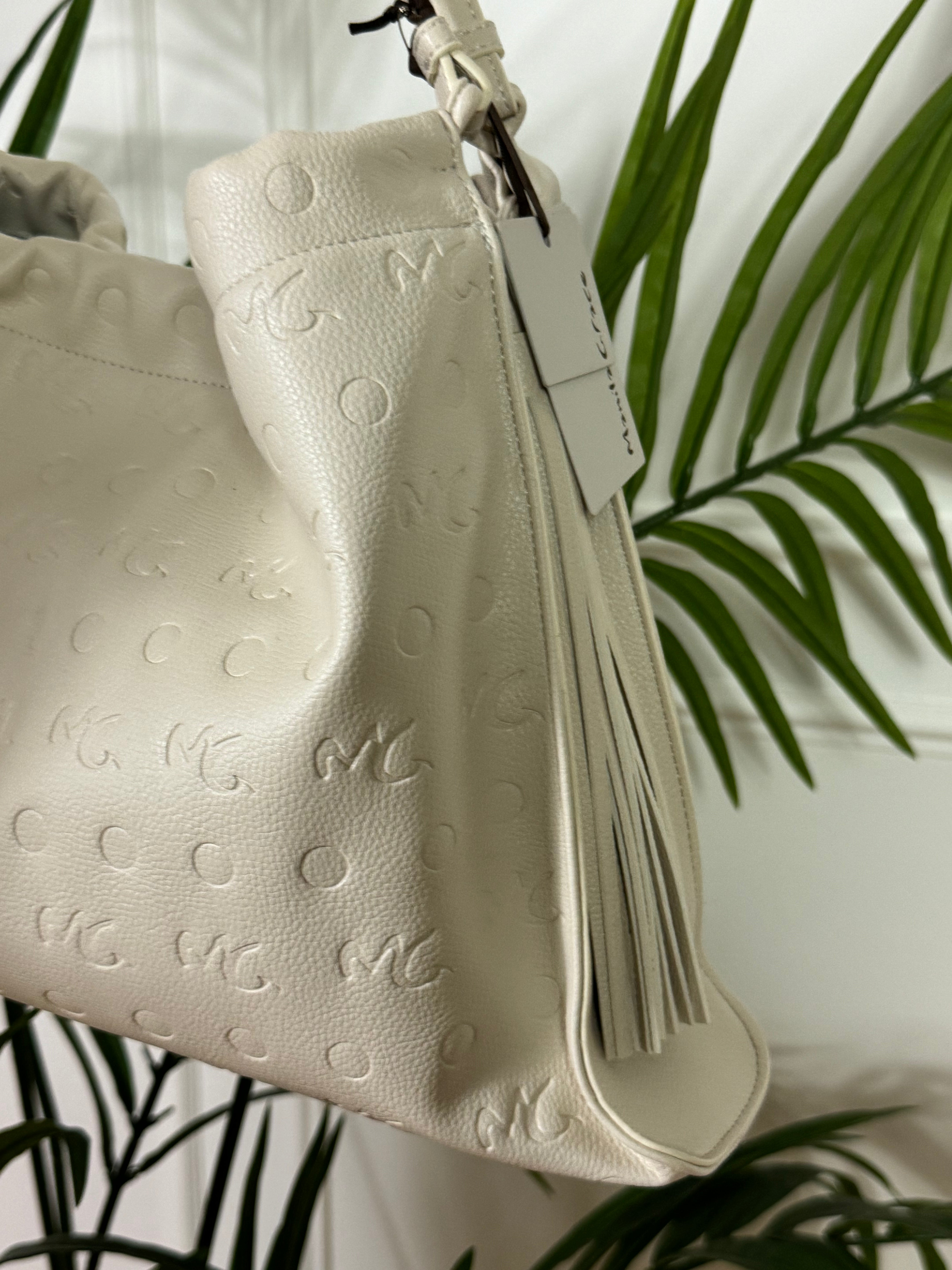 Borsa Manila Grace SHOPPING BAG EMBOSS - texture logo
