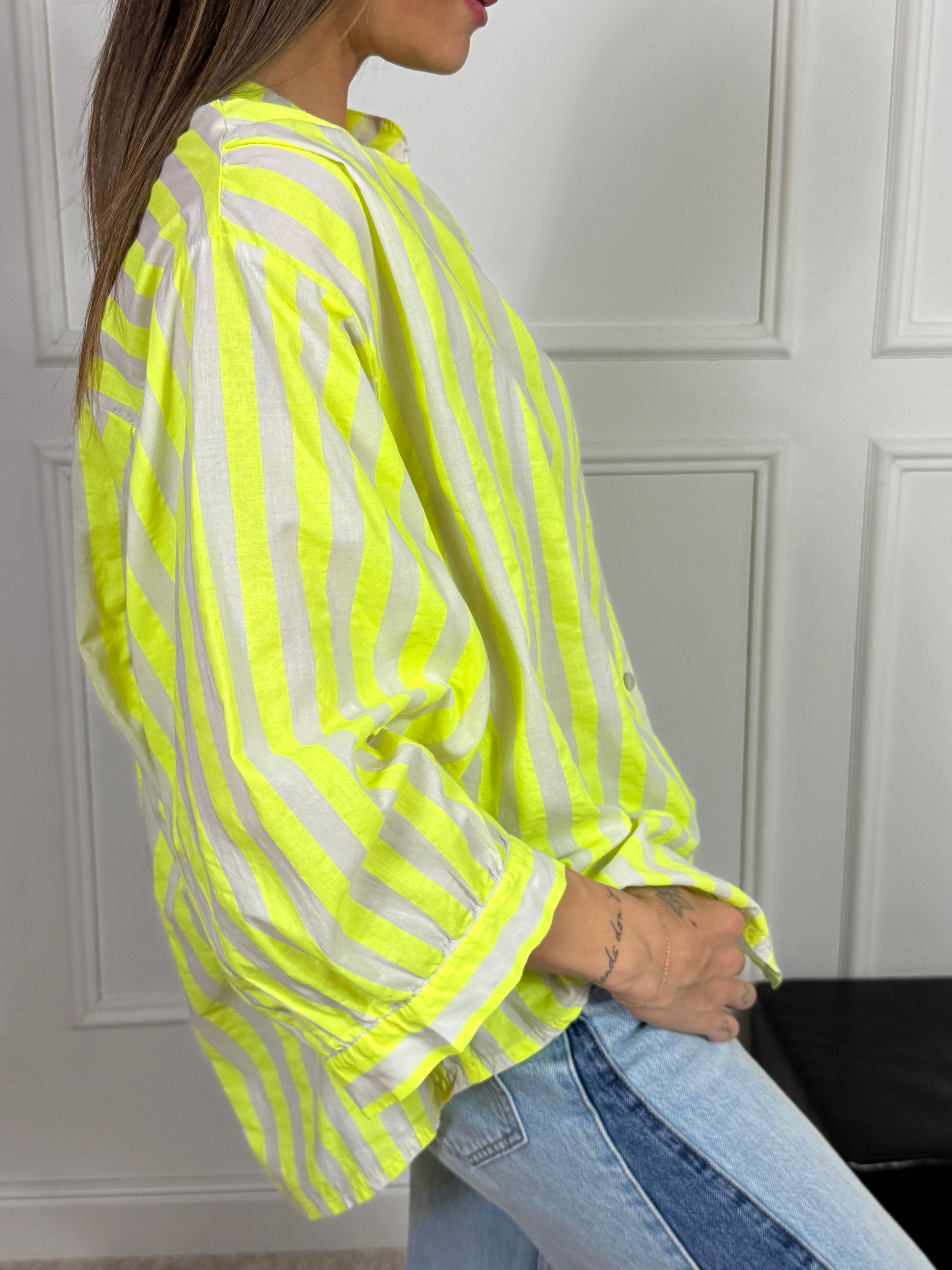 Camicia a righe verticali Victoria ILMH MANICA LUNGA