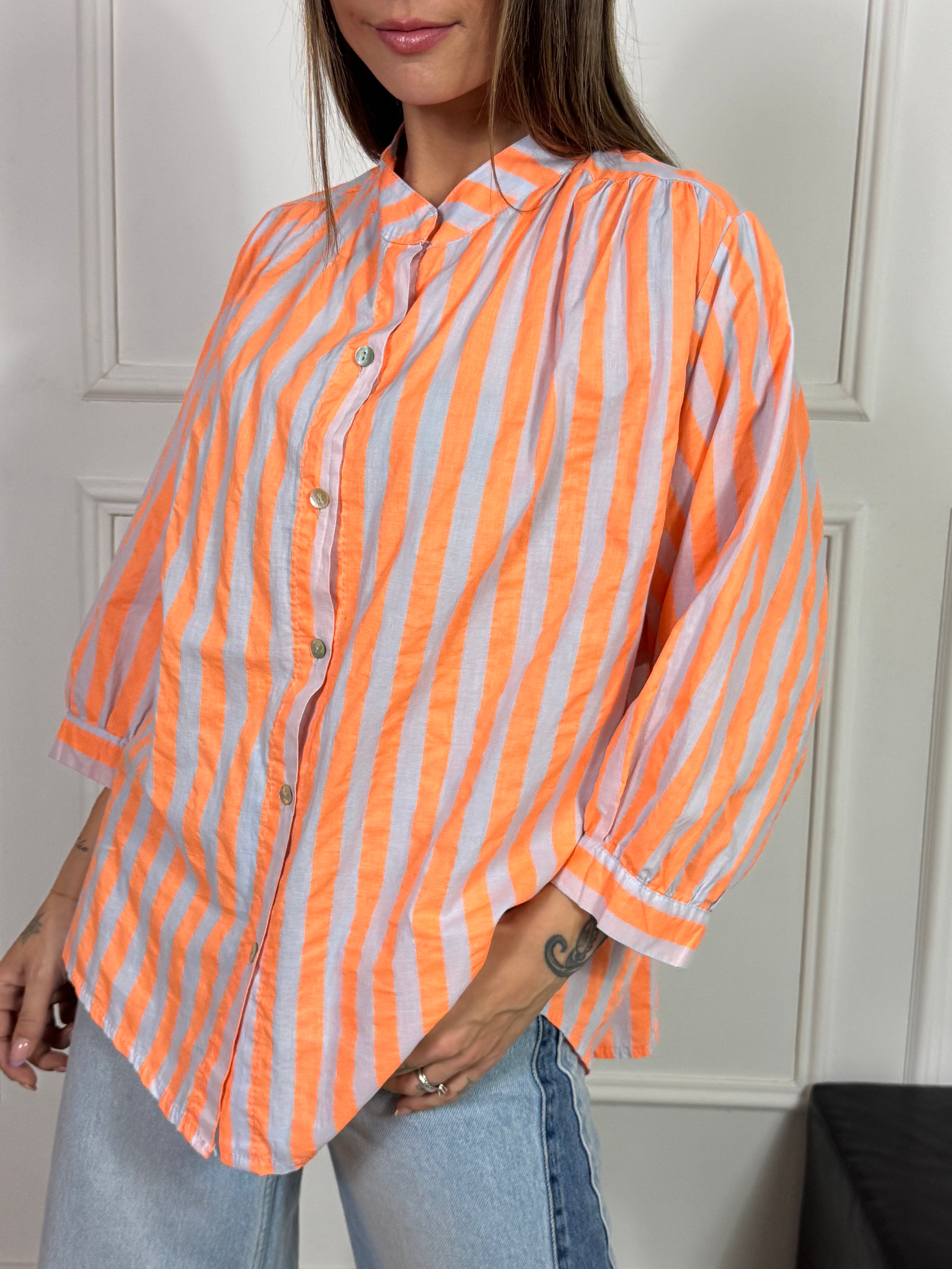 Camicia a righe verticali Victoria ILMH MANICA LUNGA