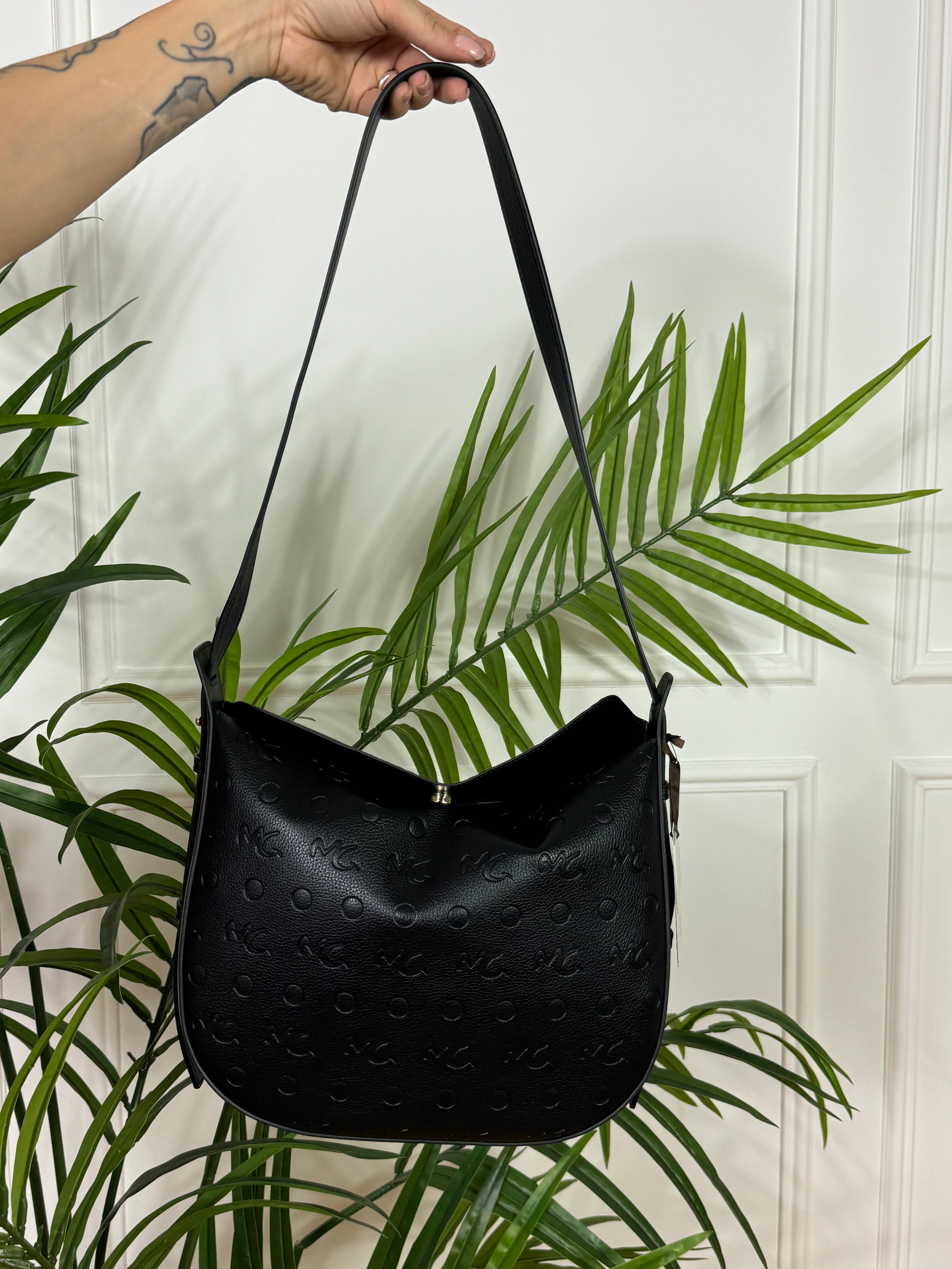 Borsa Manila Grace POSTINA BAG EMBOSS - texture logo