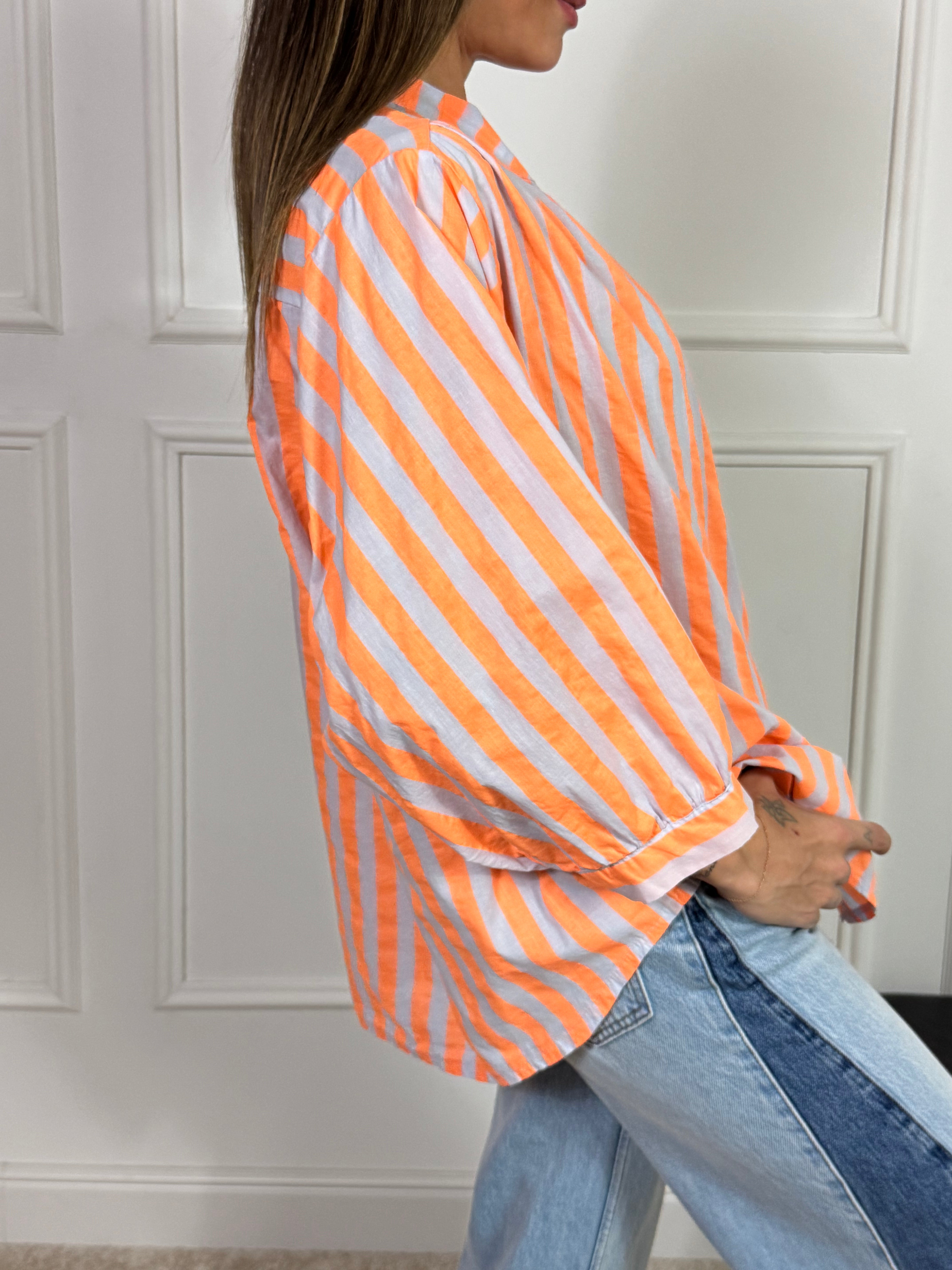 Camicia a righe verticali Victoria ILMH MANICA LUNGA