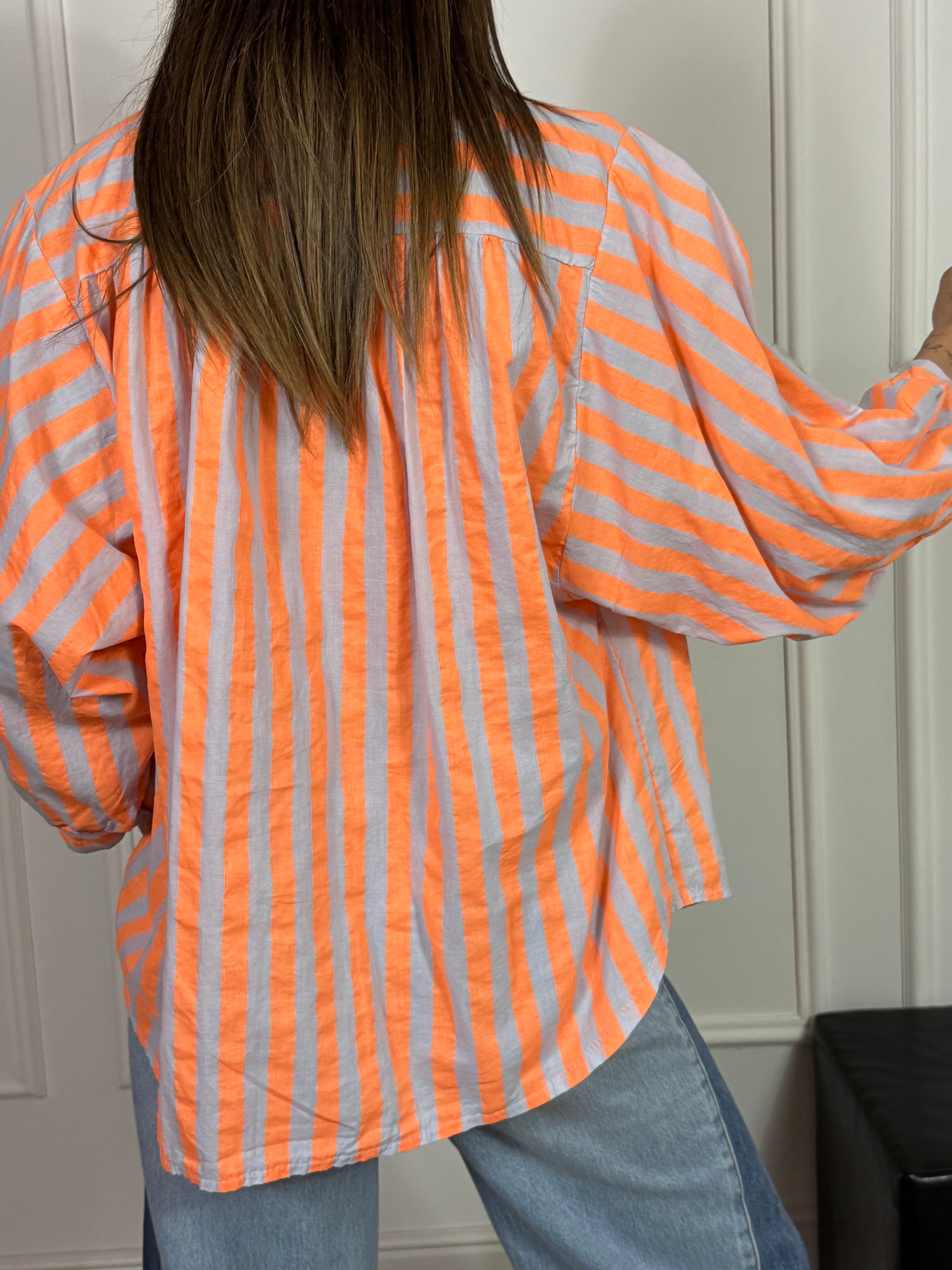 Camicia a righe verticali Victoria ILMH MANICA LUNGA