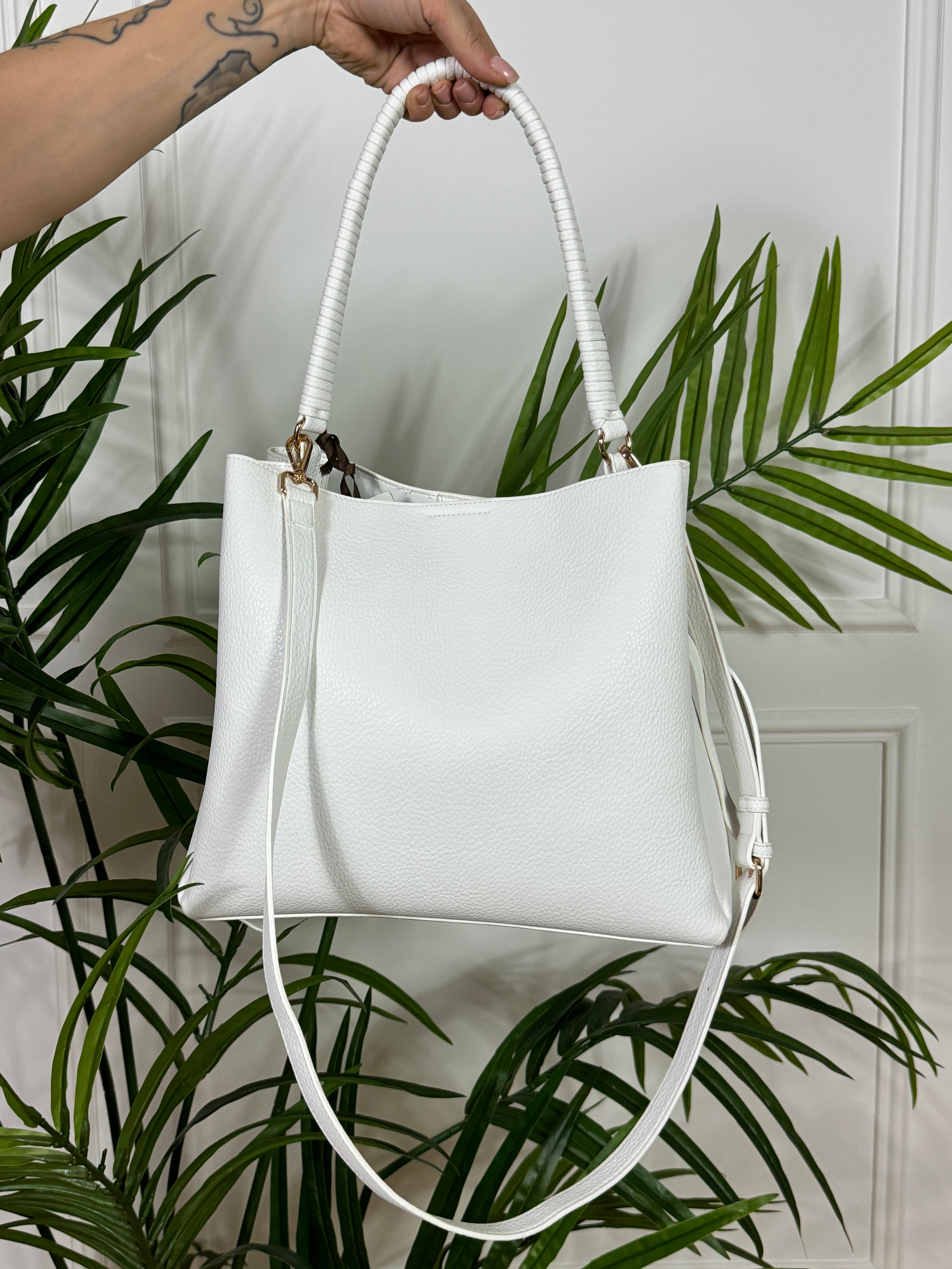 Borsa Manila Grace LETTERING - MANICO LUNGO RIGIDO