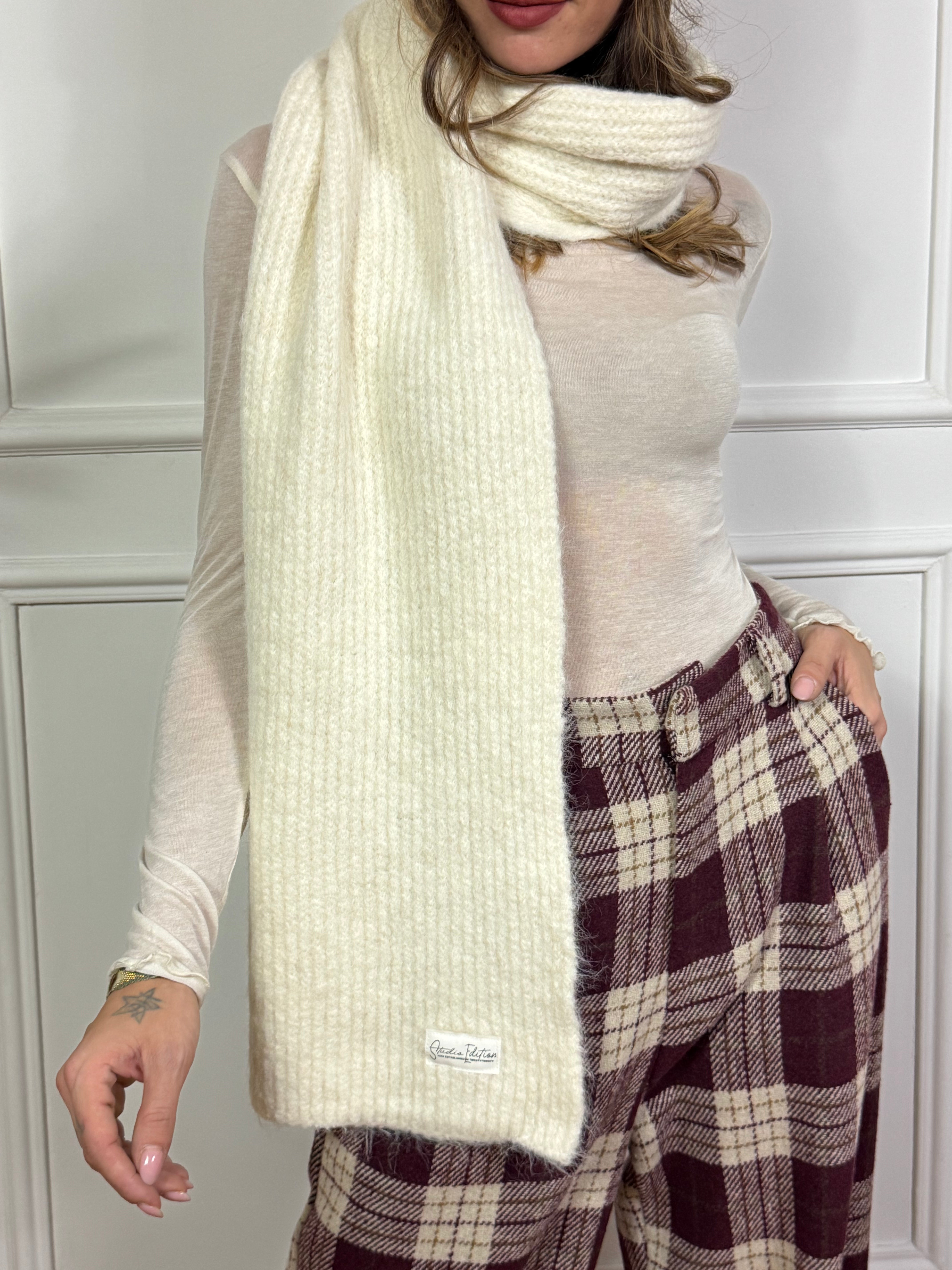 SET COMPLETO CUFFIA + SCIARPA misto lana JJXX