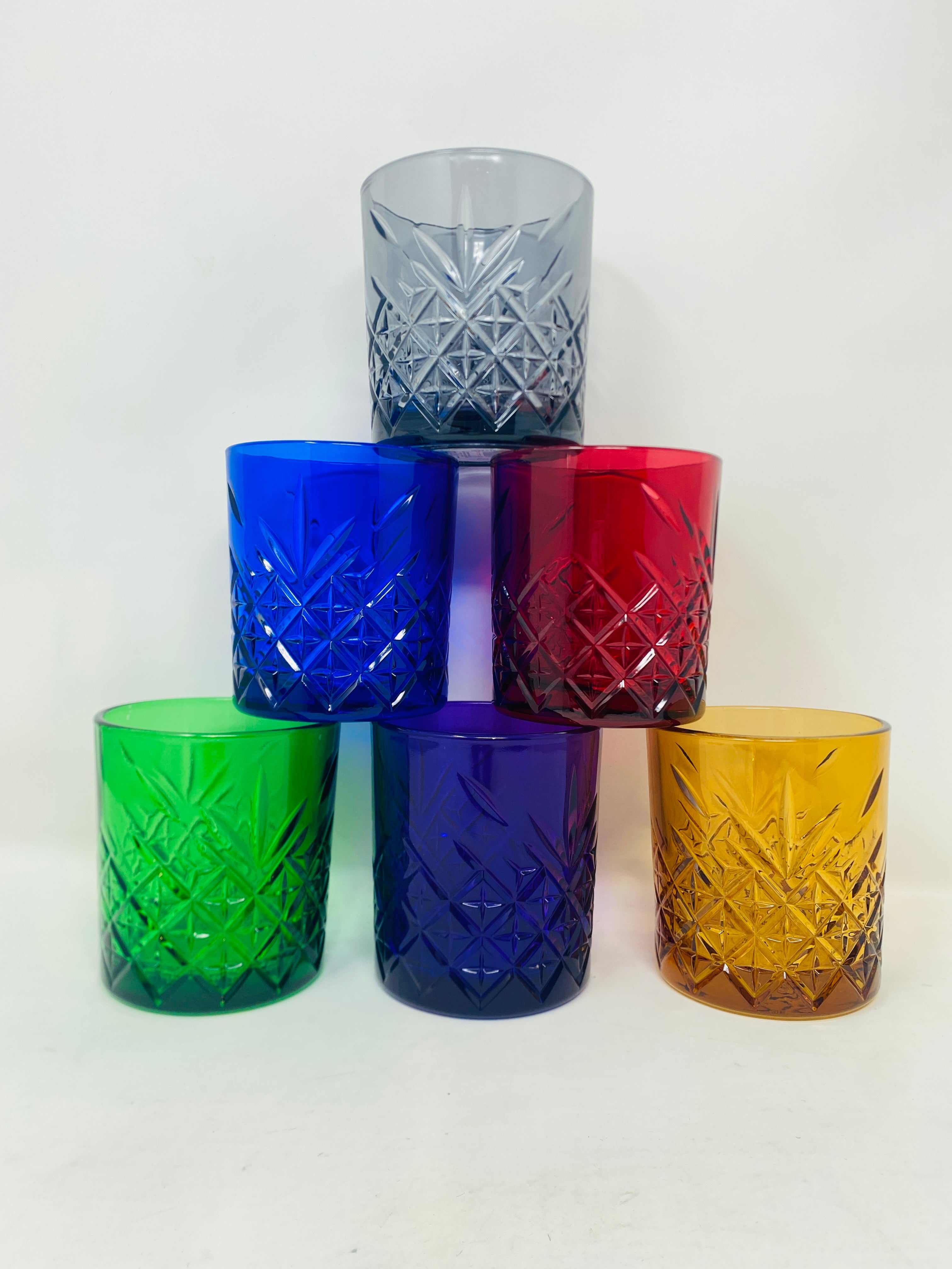 Bicchieri 6pz colore ass