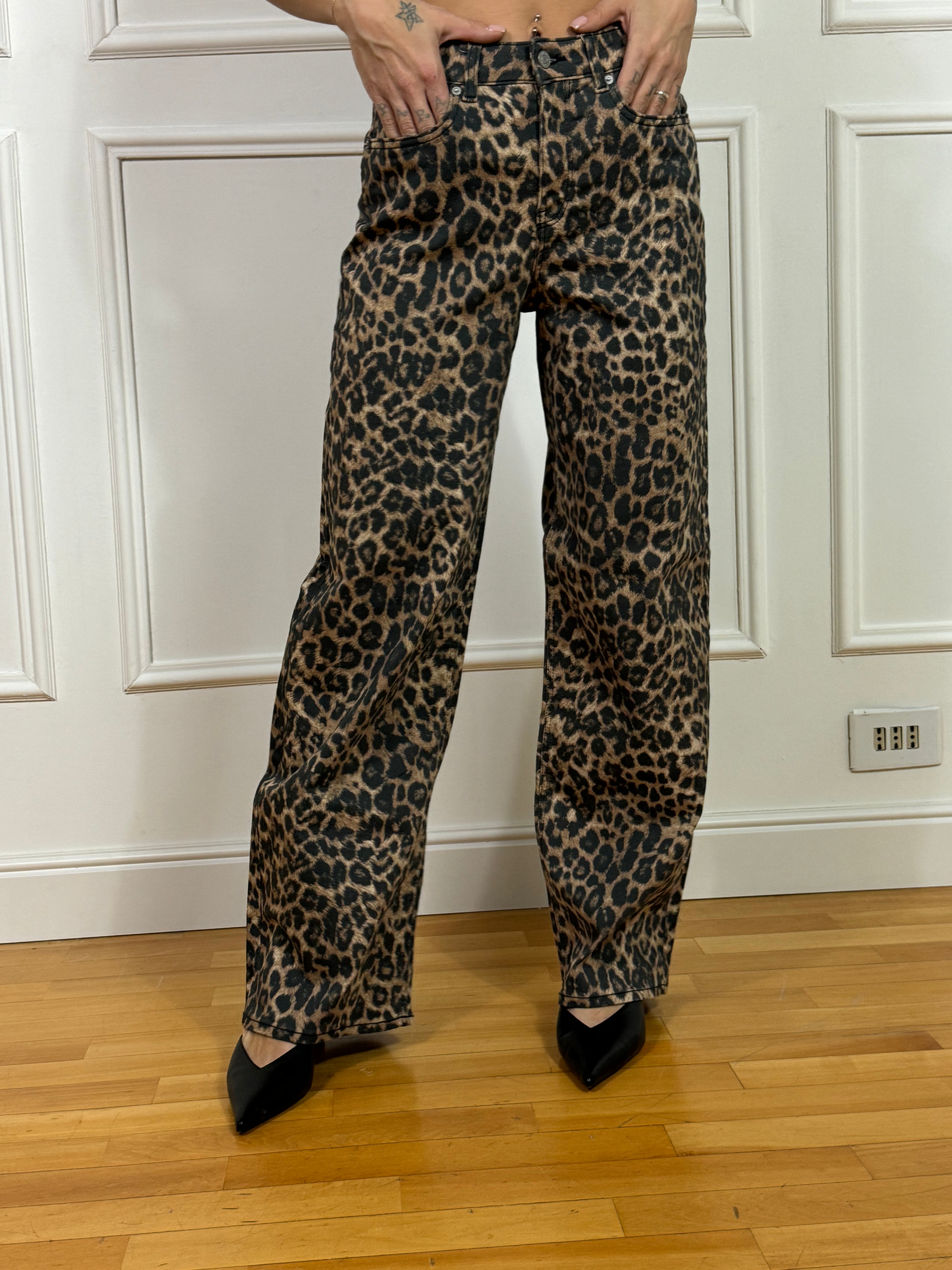 Jeans JJXX SARAH TOKYO - LEOPARDATO
