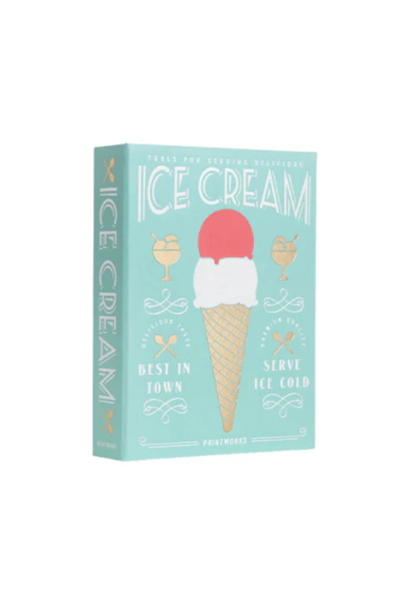 Coffe book table ice cream