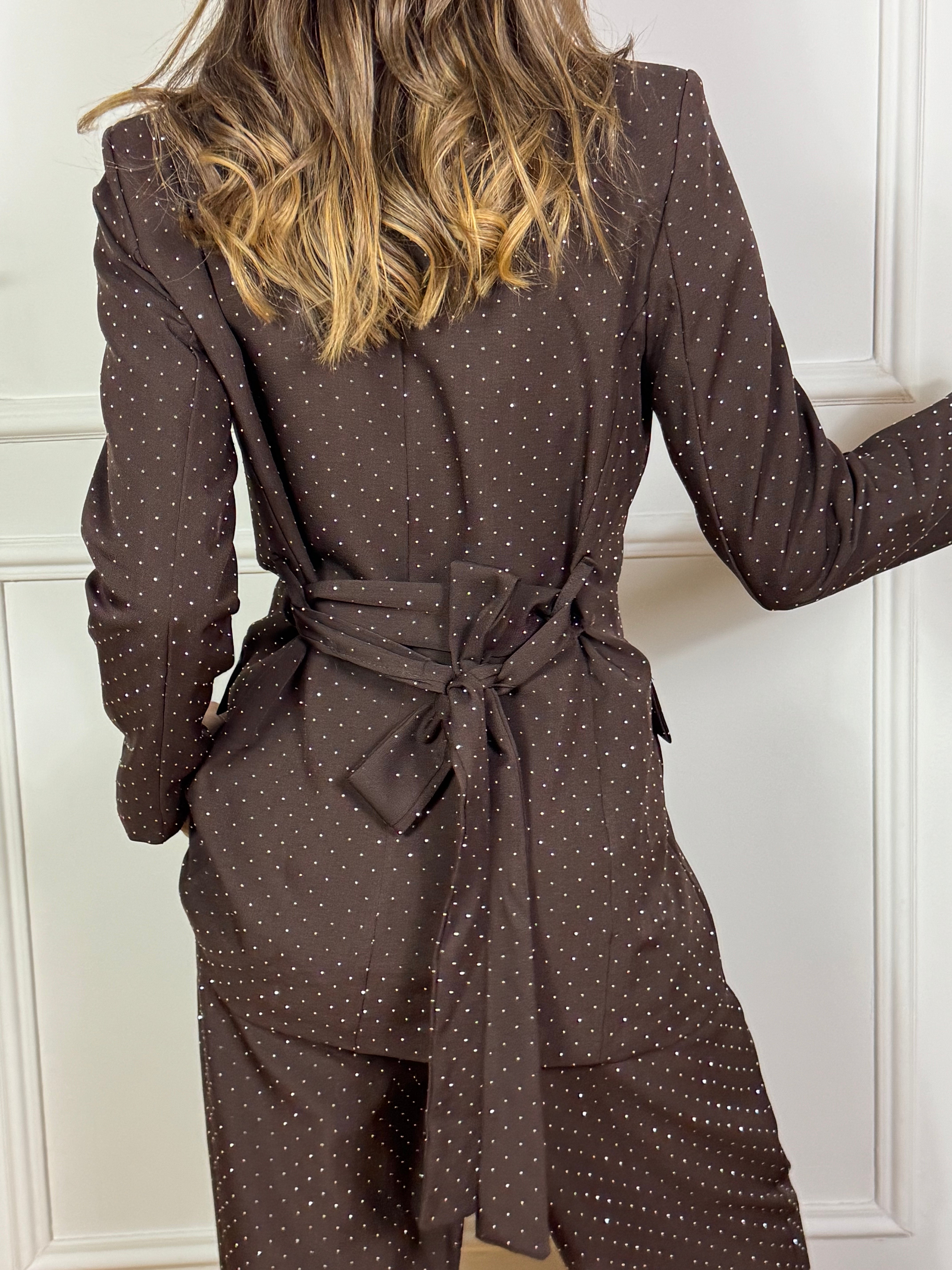 Completo TAILLEUR Victoria ILMH giacca + pantalone con PUNTI LUCE