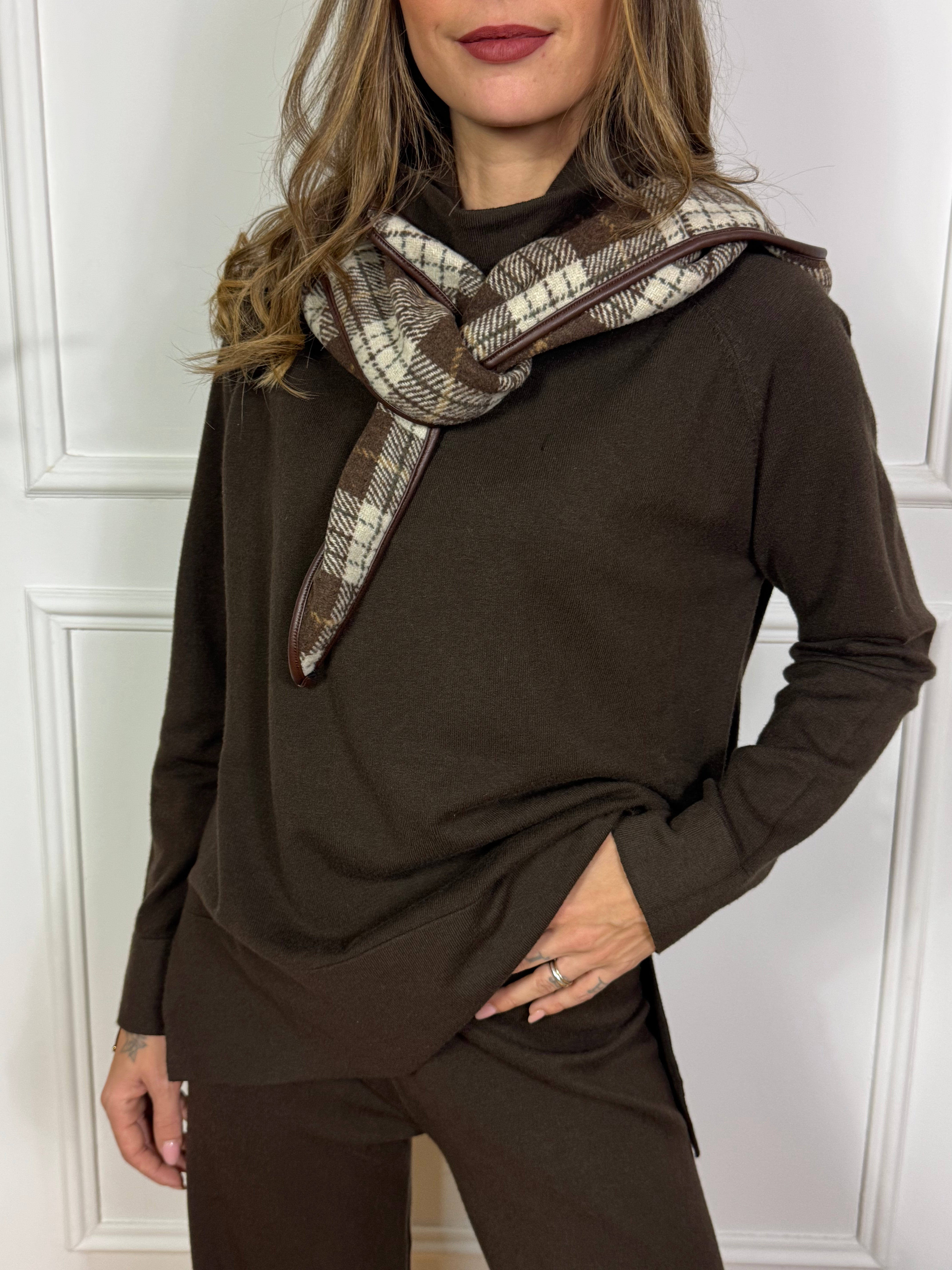 Cappuccio Bandana Victoria ILMH fantasia SCOZZESE