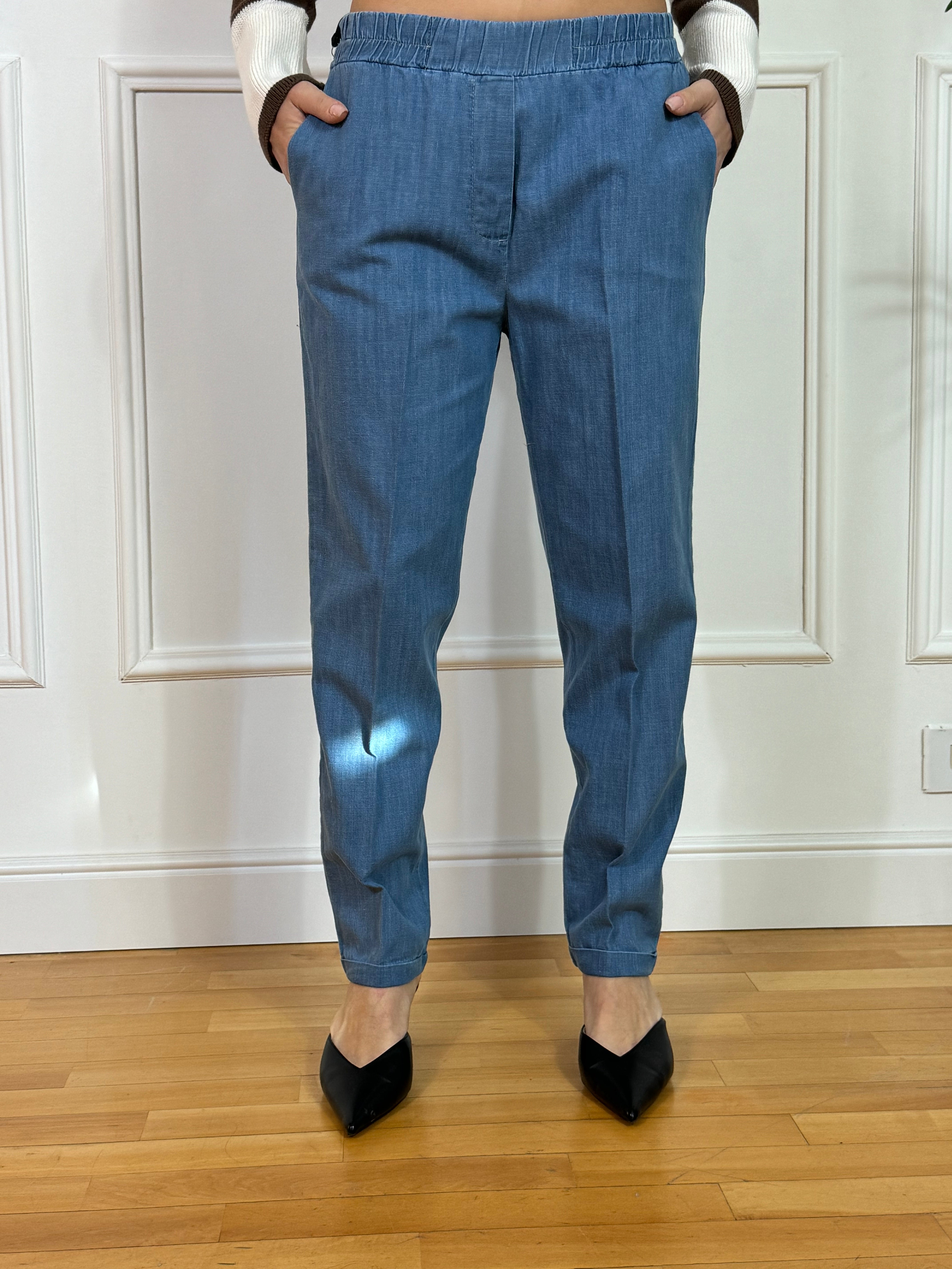 Jeans Have One CHAMBRAY - modello LISA - AZZURRO