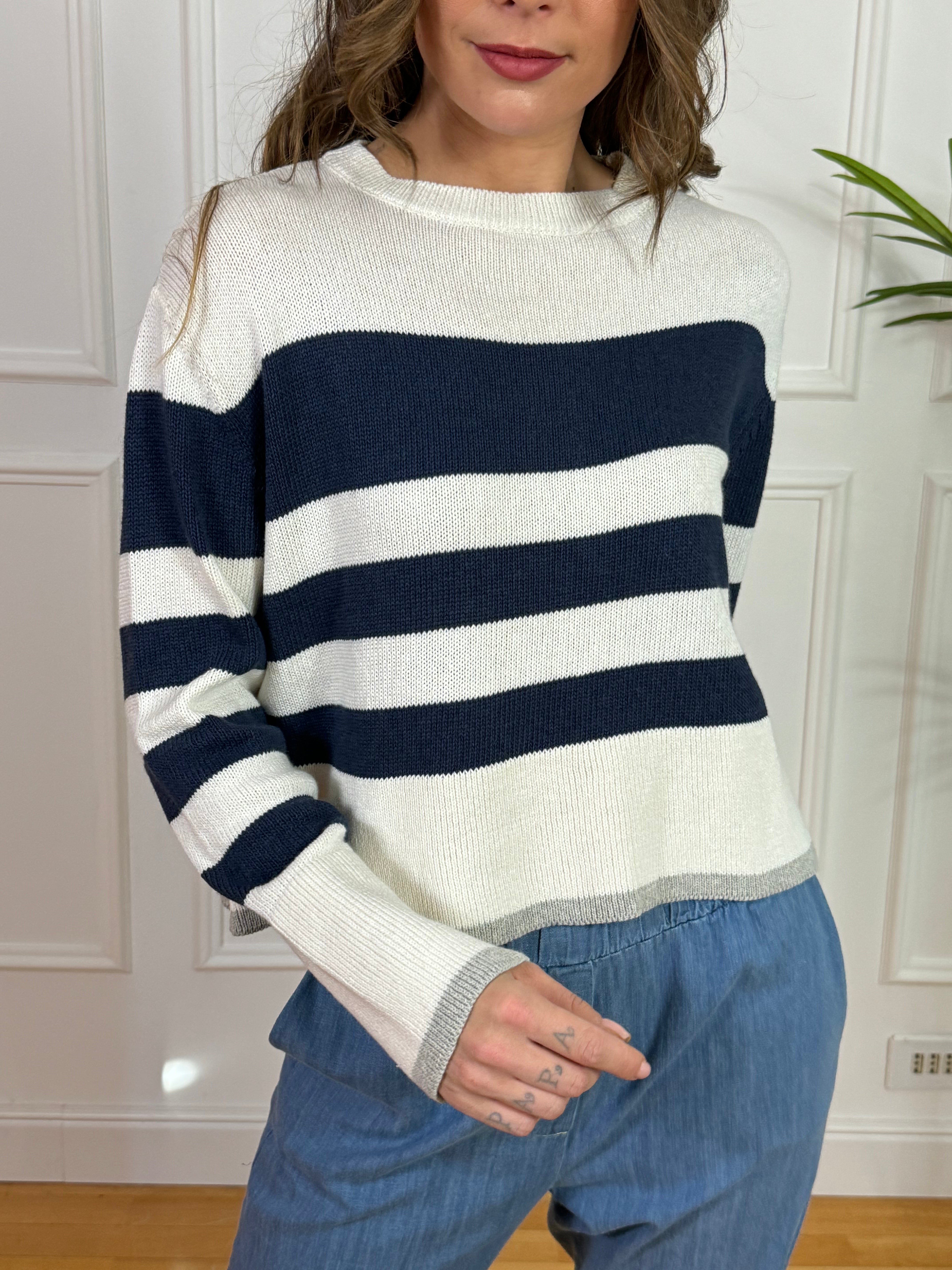 Maglia Have One RIGHE GROSSE con bordino