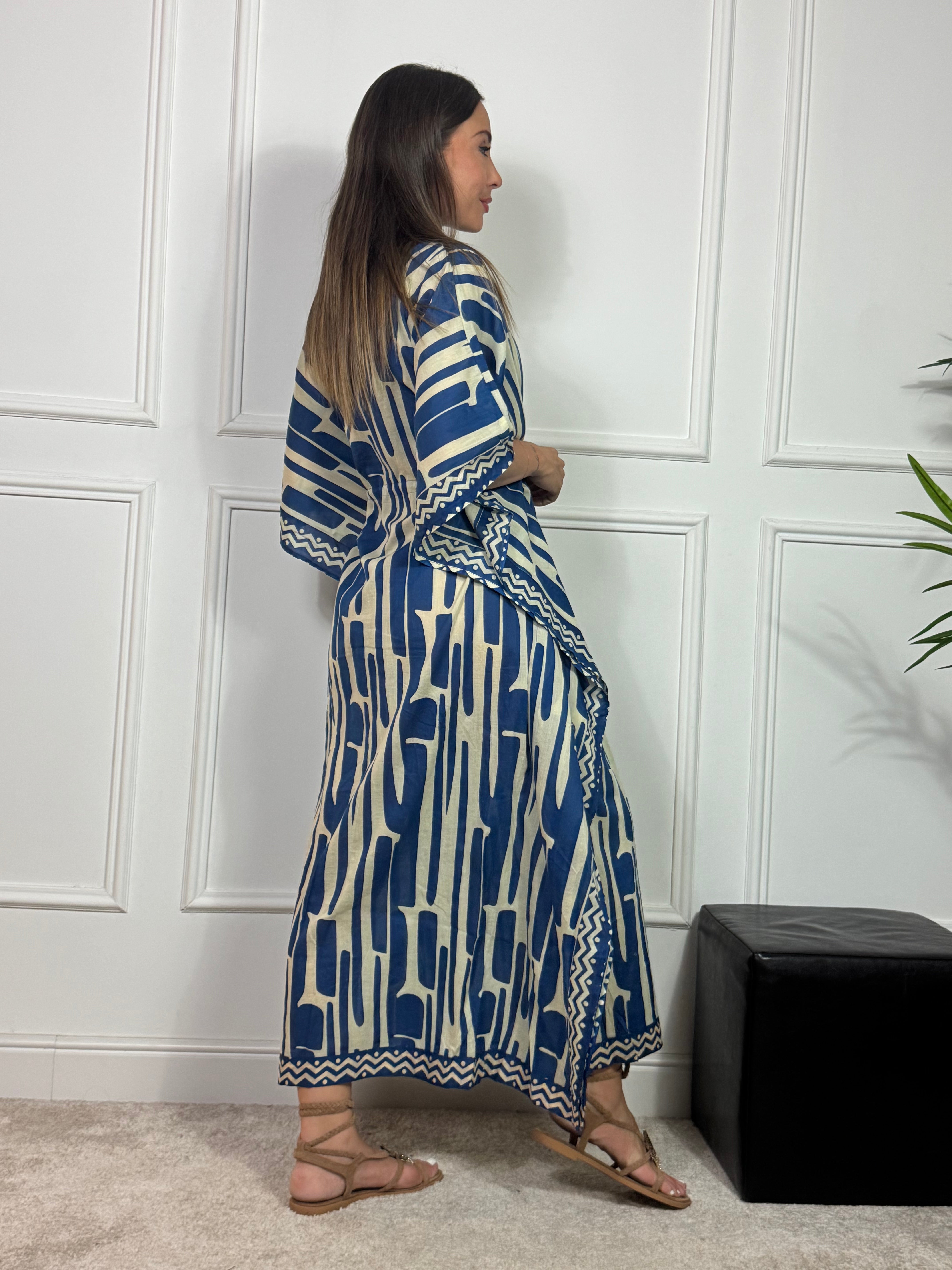 Kaftano poncho LUNGO Victoria ILMH FANTASIA INCA E COULISSE
