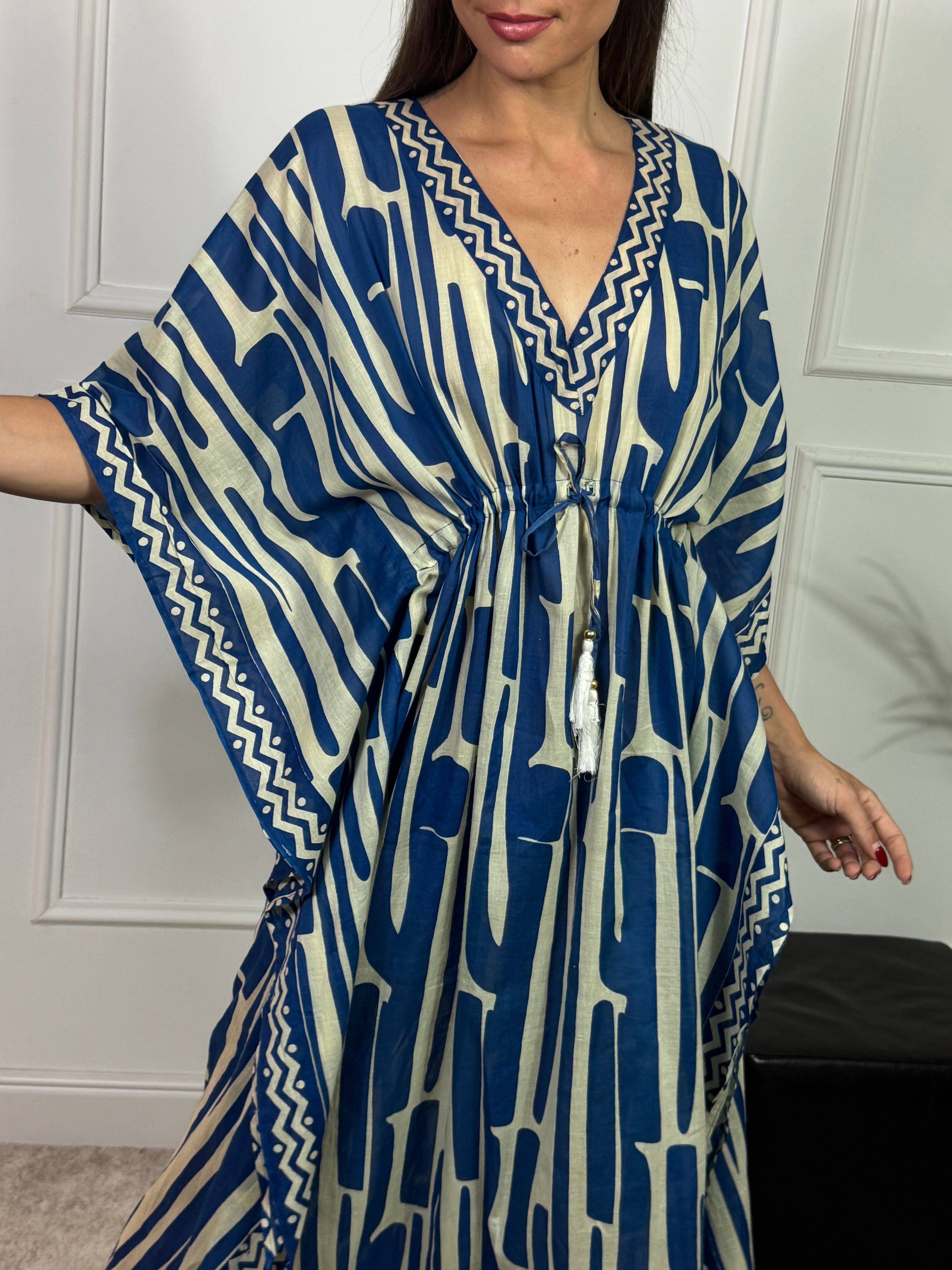 Kaftano poncho LUNGO Victoria ILMH FANTASIA INCA E COULISSE