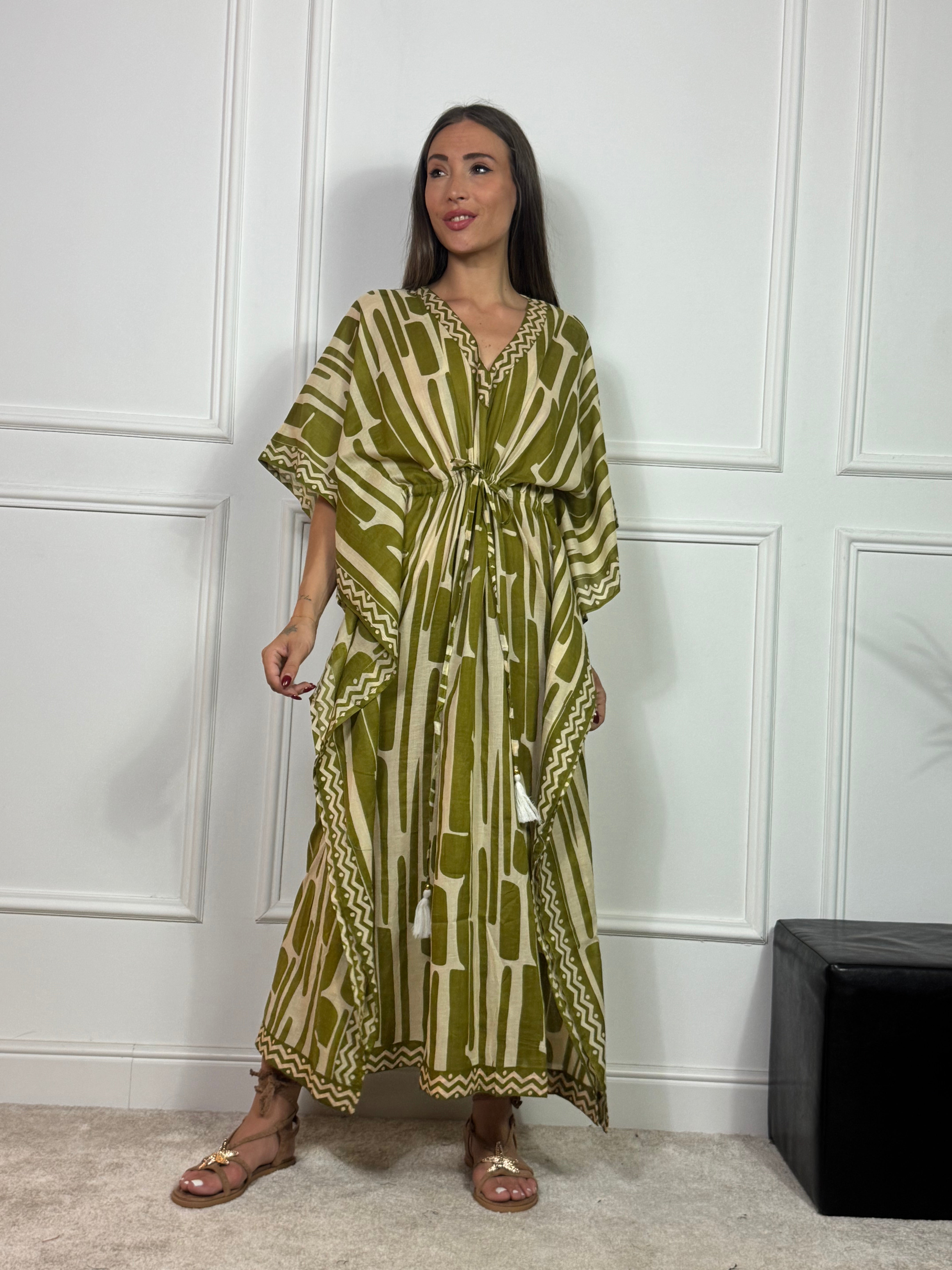 Kaftano poncho LUNGO Victoria ILMH FANTASIA INCA E COULISSE