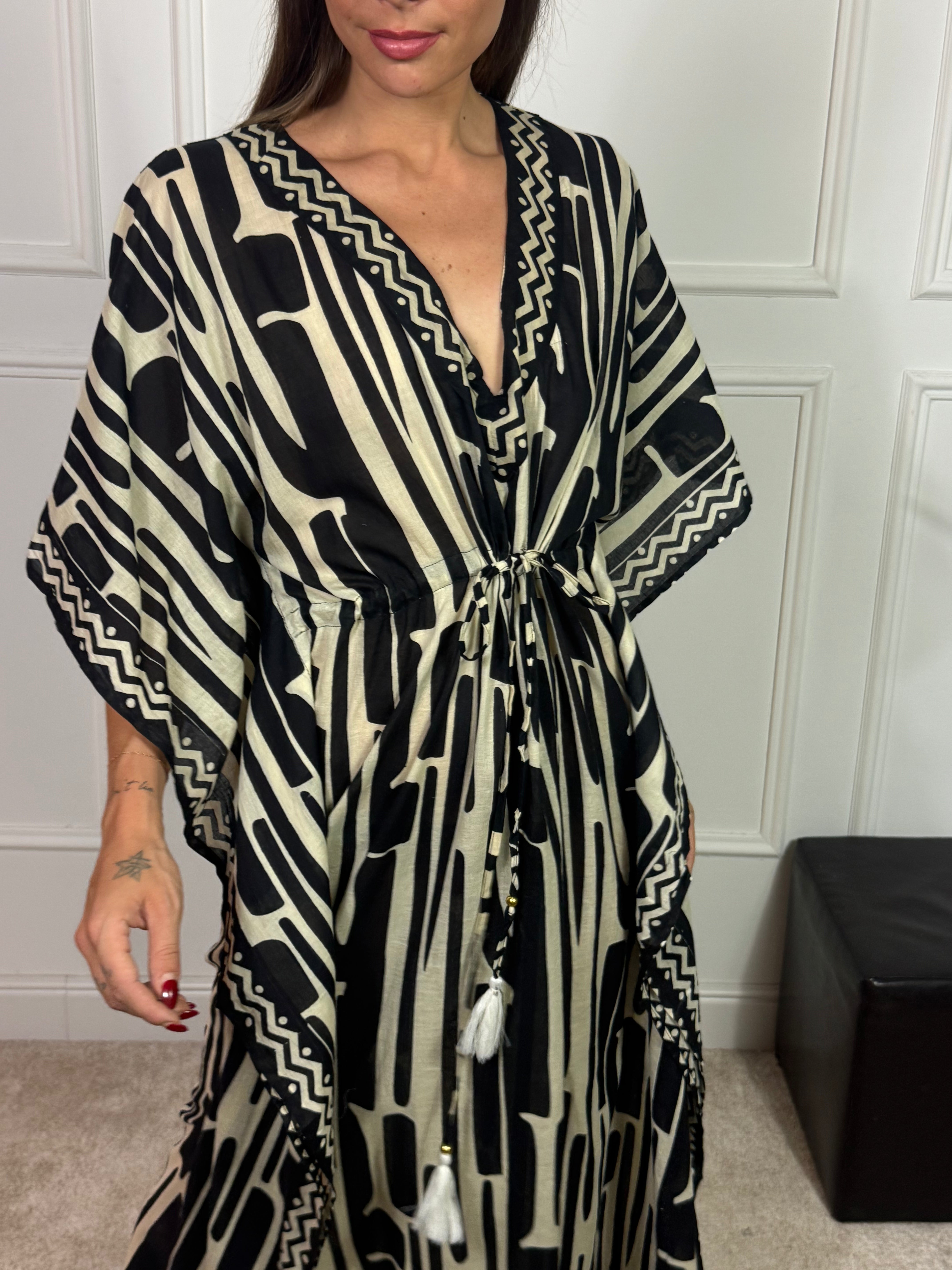 Kaftano poncho LUNGO Victoria ILMH FANTASIA INCA E COULISSE