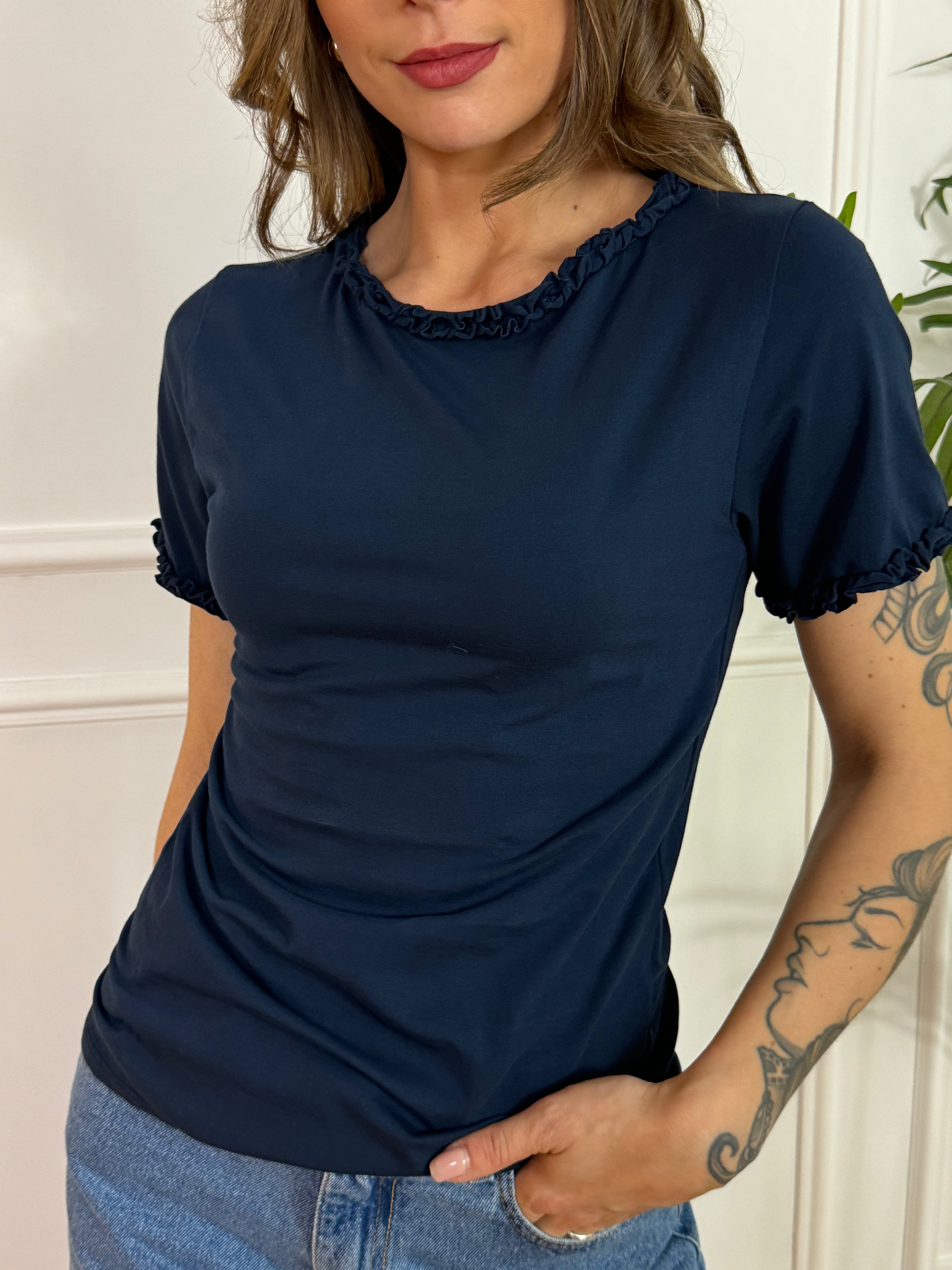 T-shirt Kikisix BORDI ROUCHES
