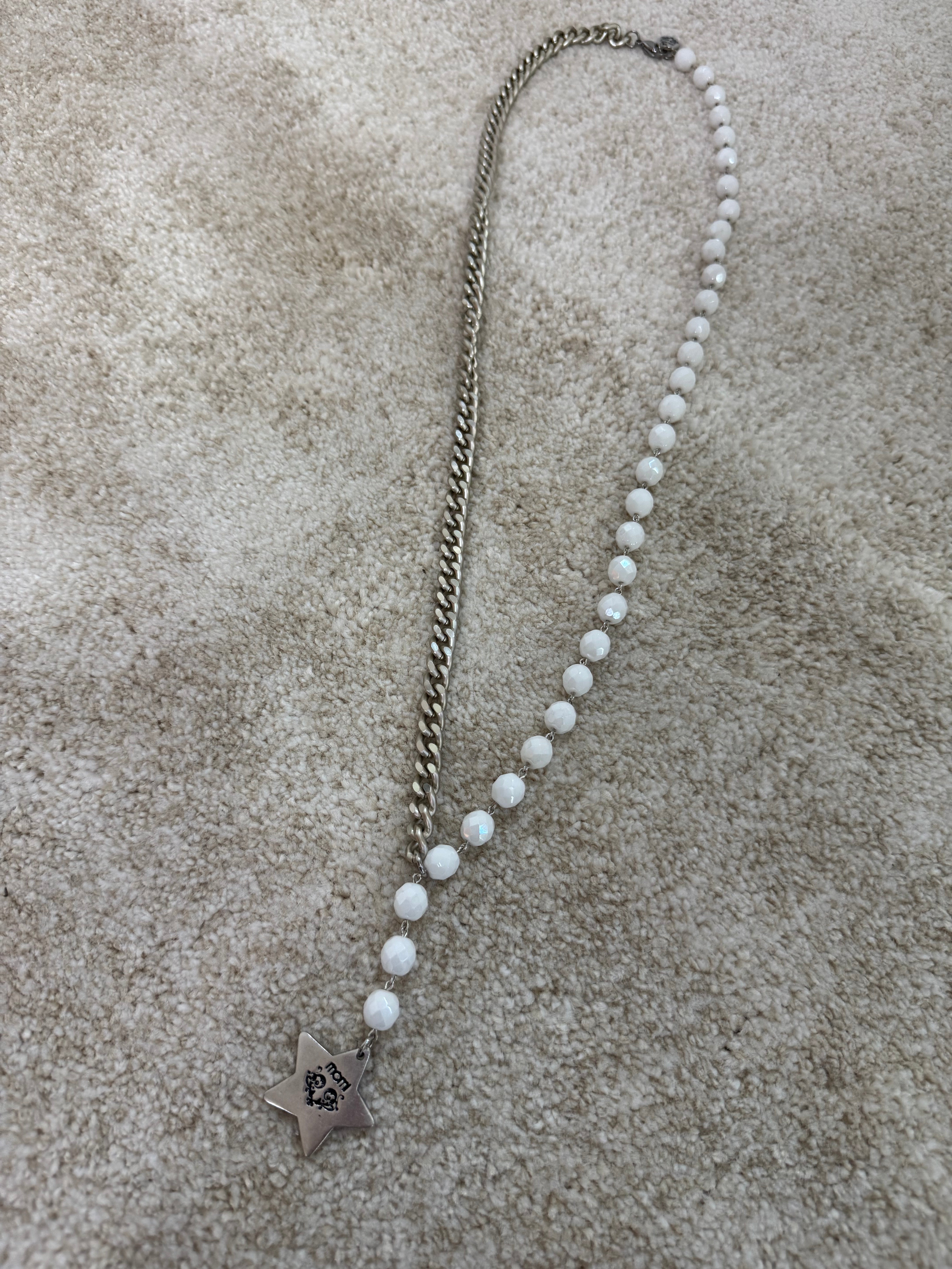 Collana Momi FRANCESCA LUNGA - catena ARGENTO - ciondolo STELLA