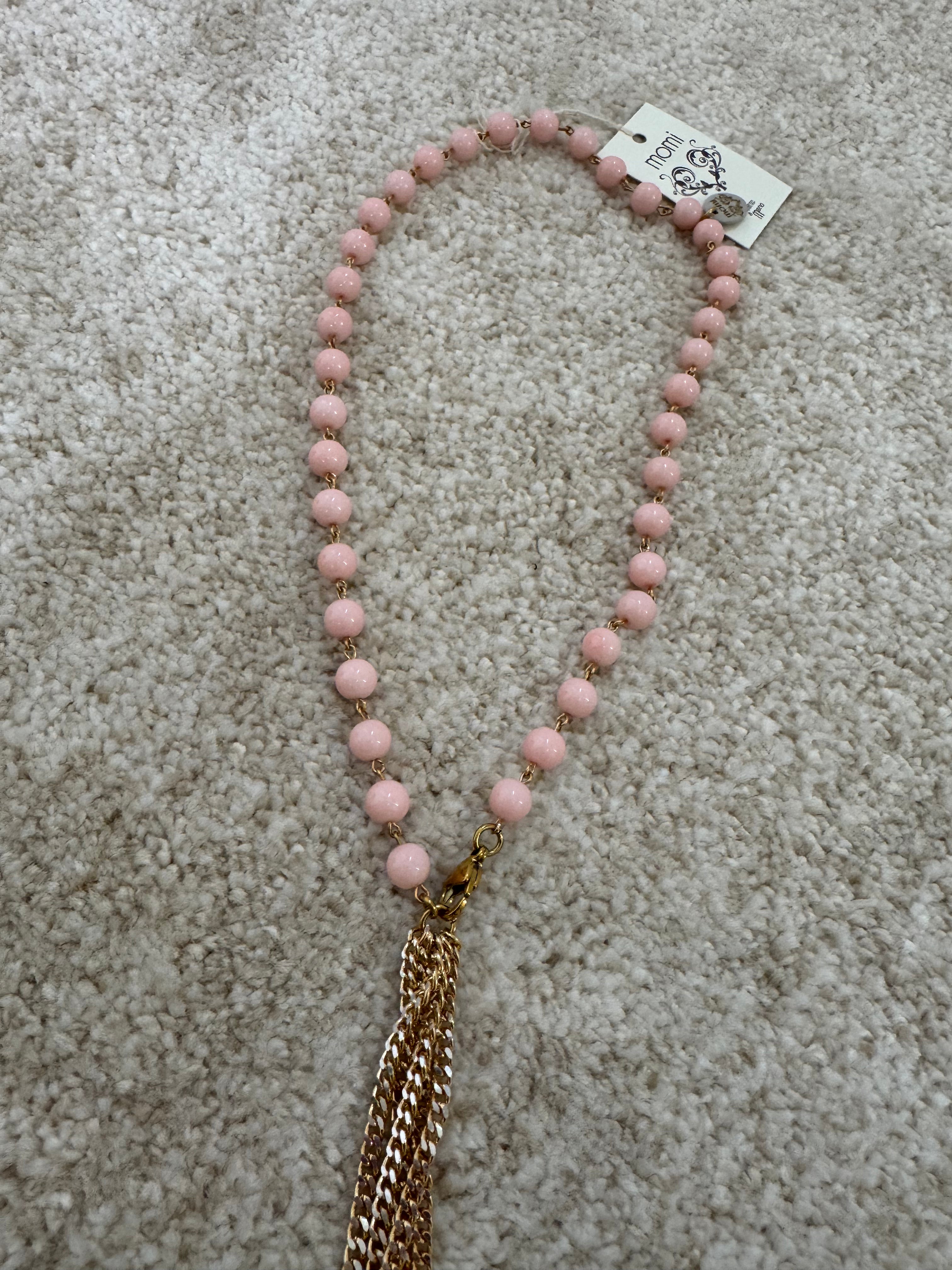 Collana Momi LILLY CON CRISTALLI O PERLE - catena ORO