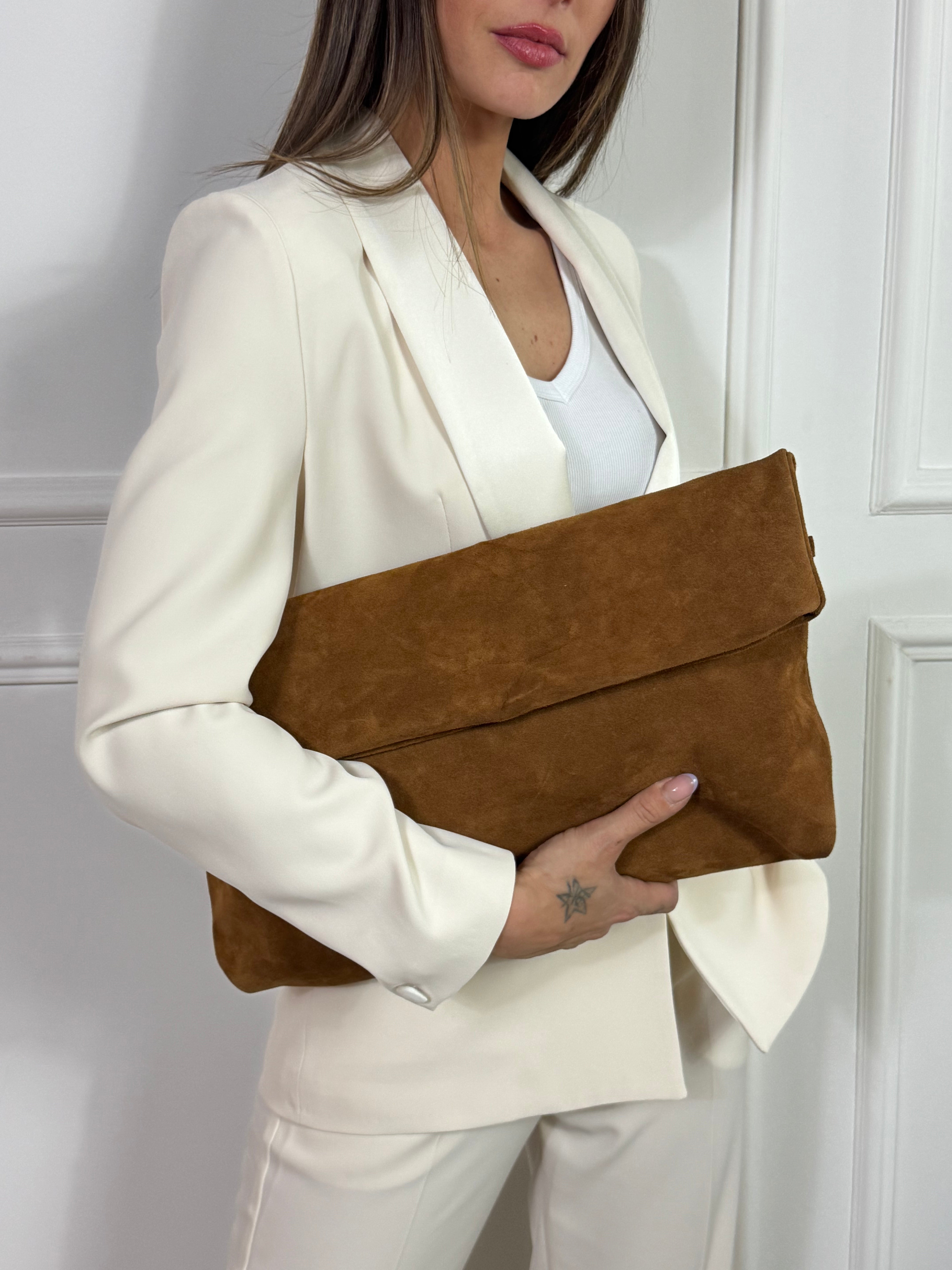 Borsa in vera pelle A BUSTA Susy Mix