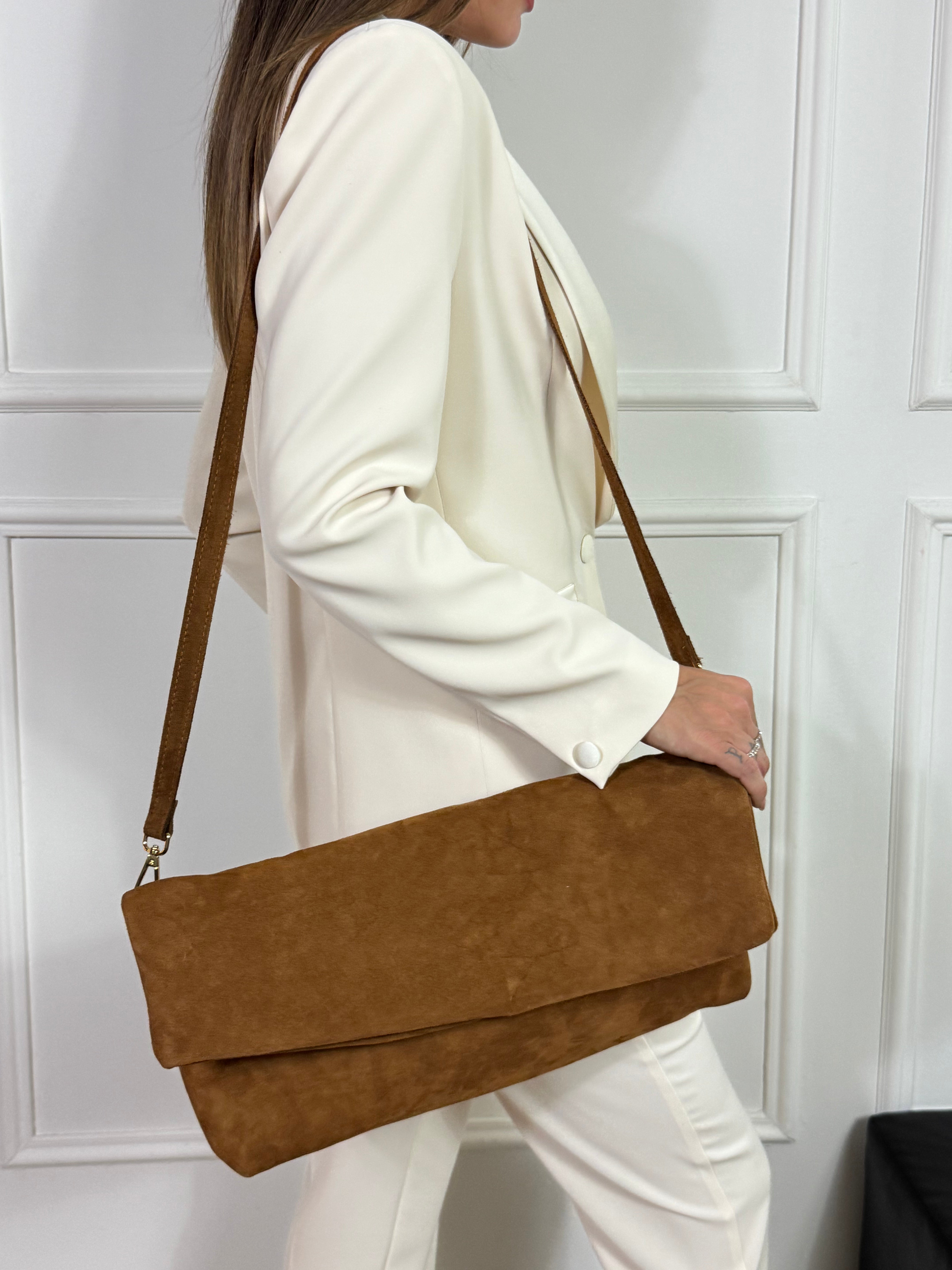 Borsa in vera pelle A BUSTA Susy Mix