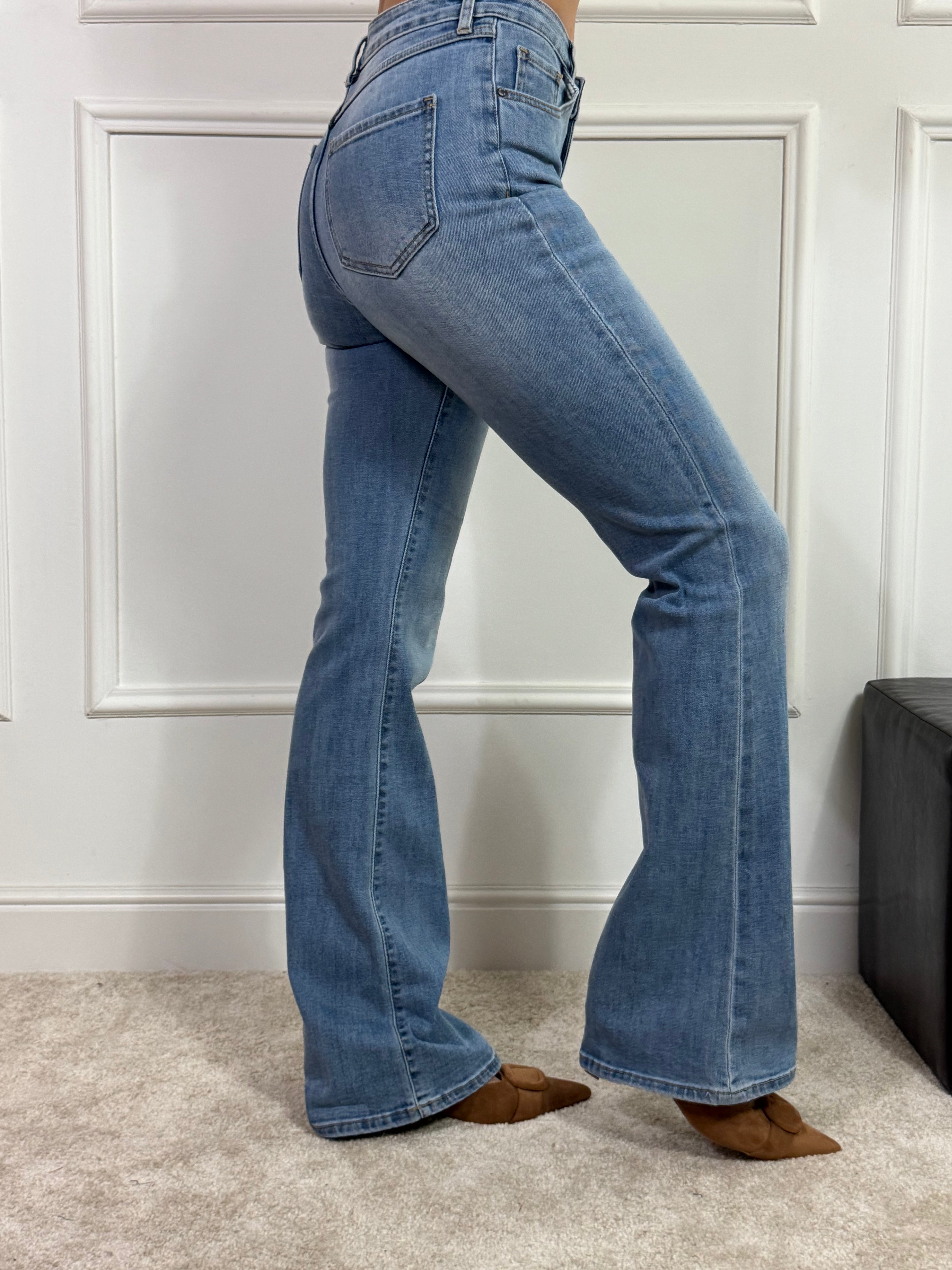 Jeans Susy Mix ZAMPA - lavaggio LIGHT BLUE DENIM