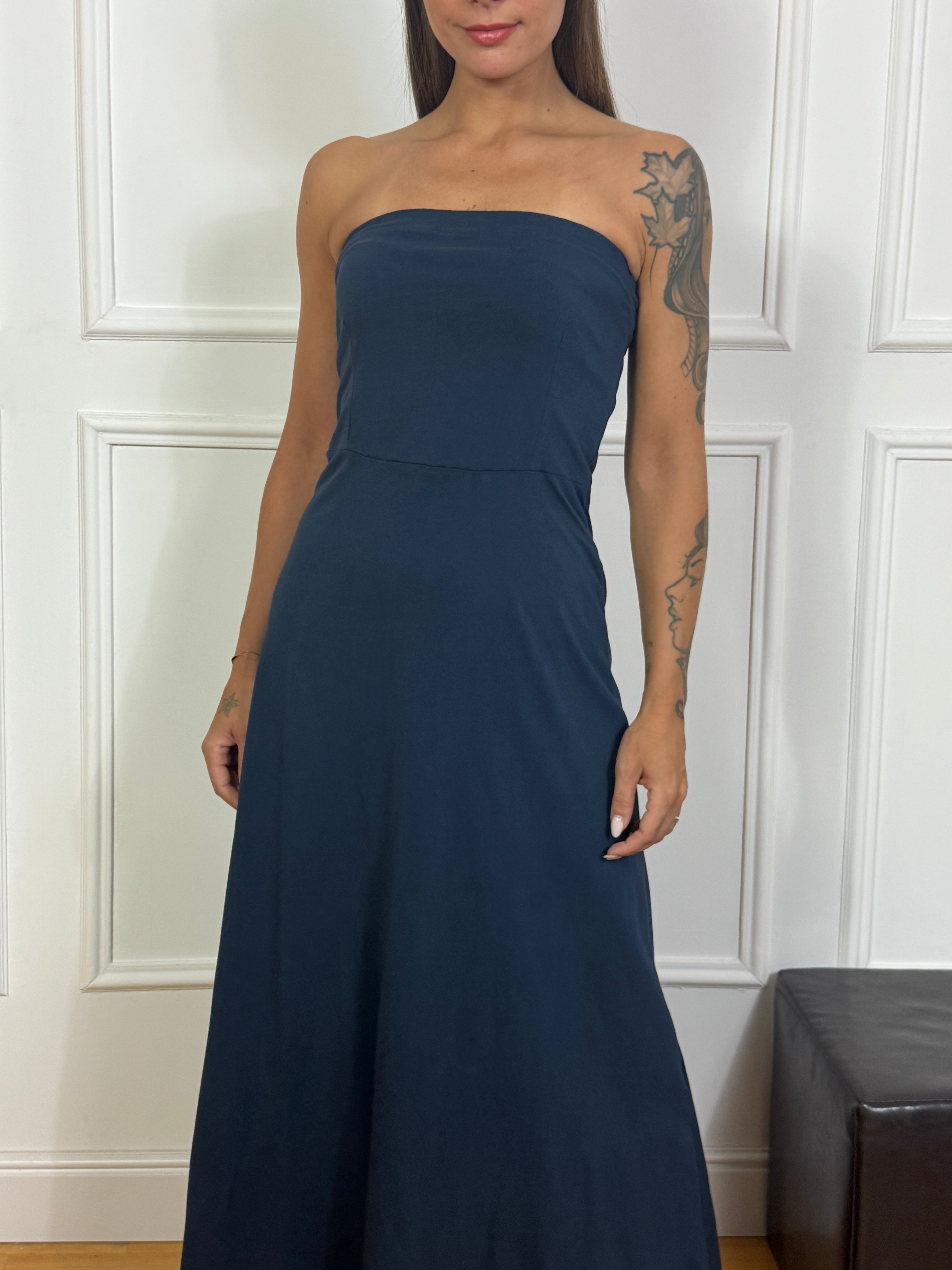 Abito lungo a fascia Susy Mix in cotone