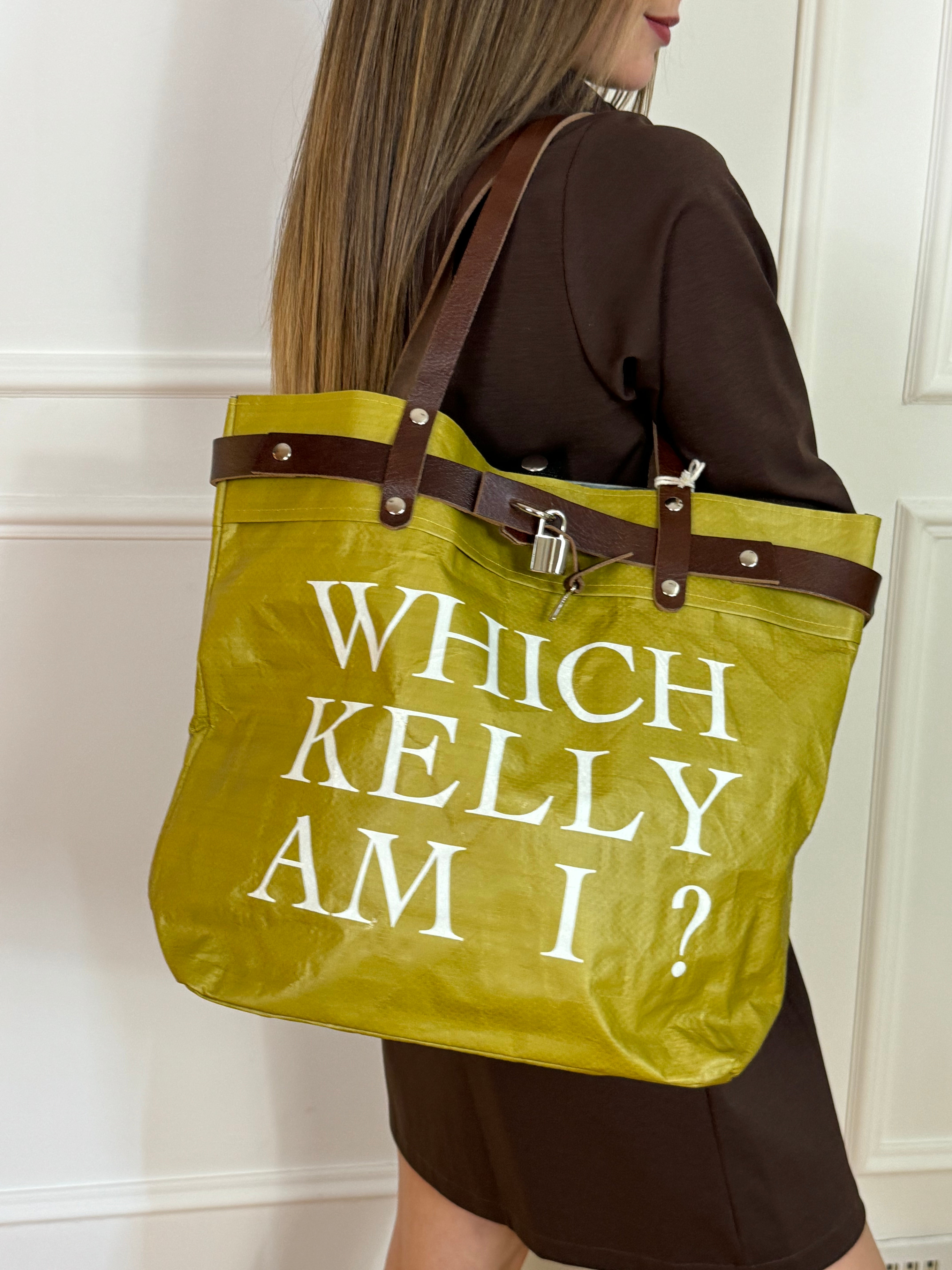 Borsa materiale riciclato Pico WHICH KELLY AM I?