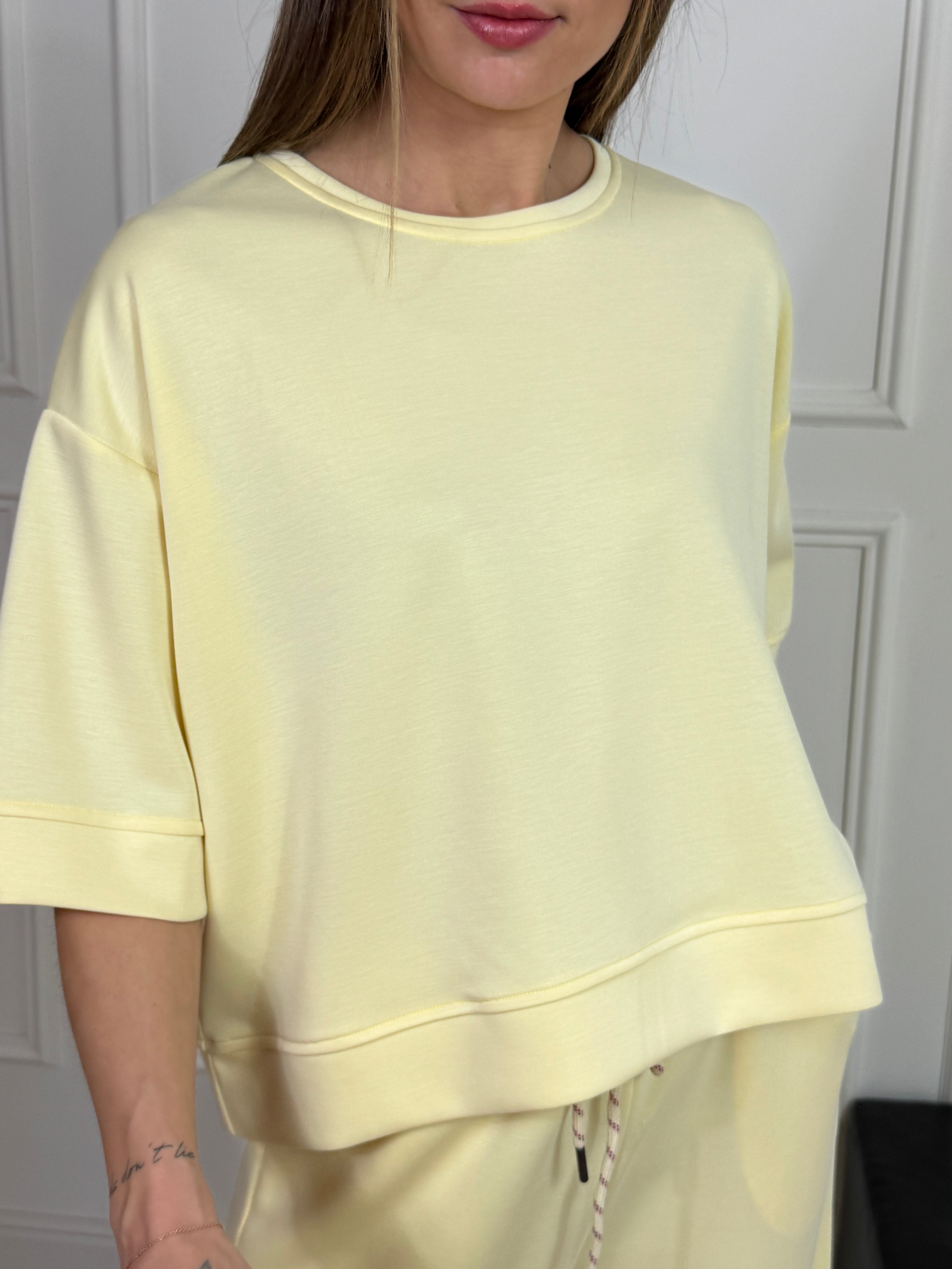 Felpa in tessuto tecnico VICTORIA ILMH manica corta