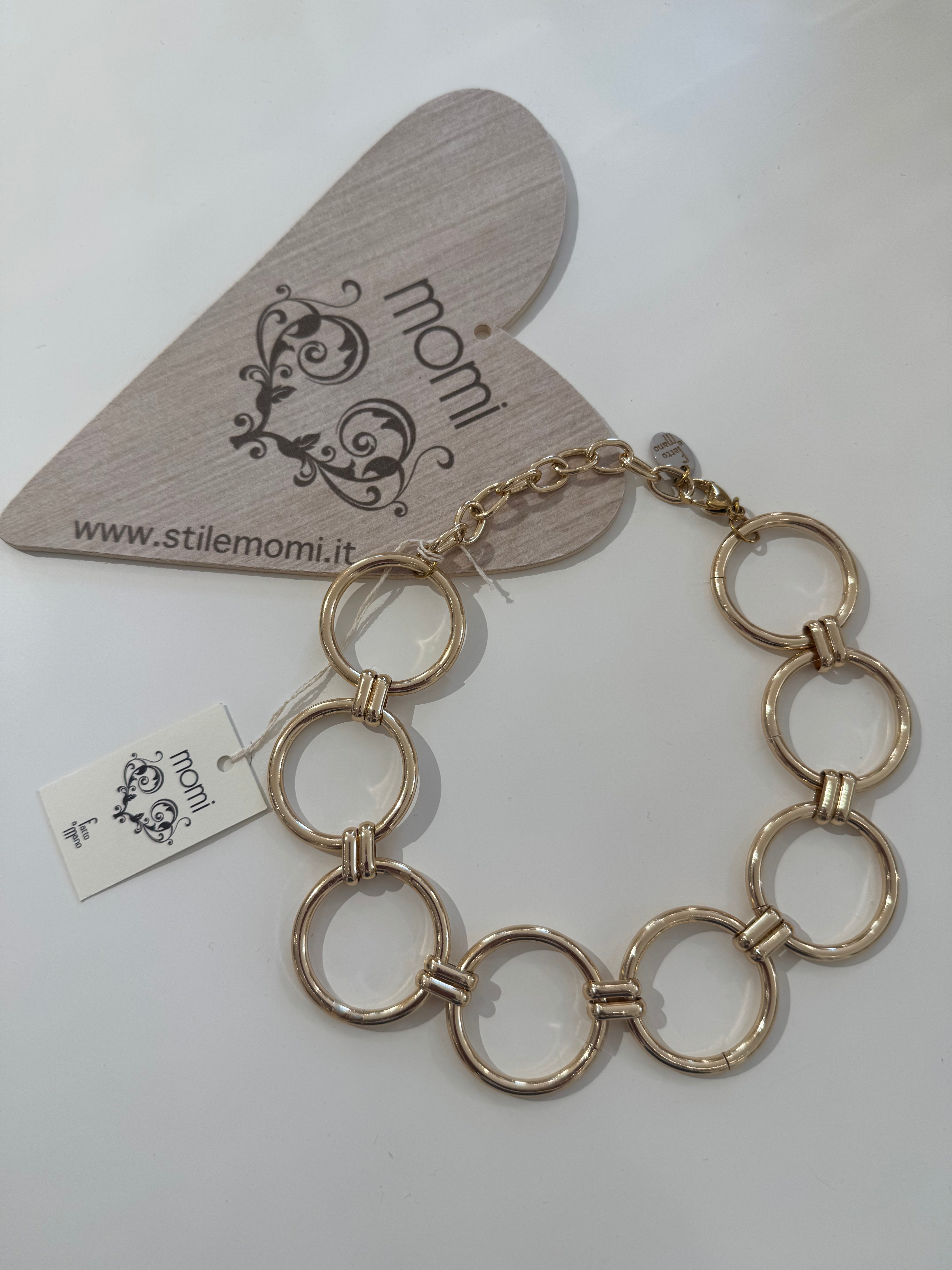 COLLANA Momi modello Chiara XL - ANELLI GROSSI