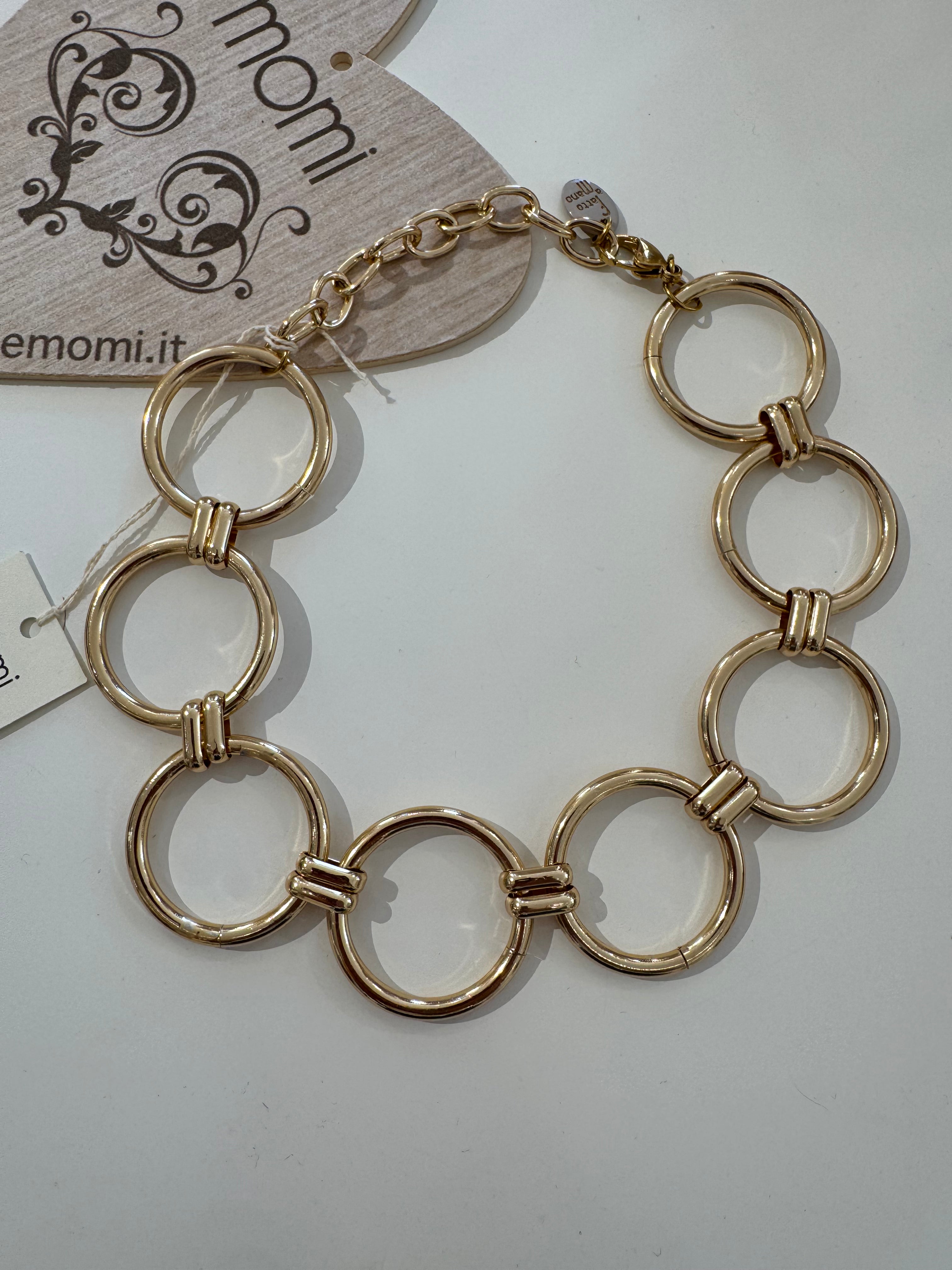 COLLANA Momi modello Chiara XL - ANELLI GROSSI