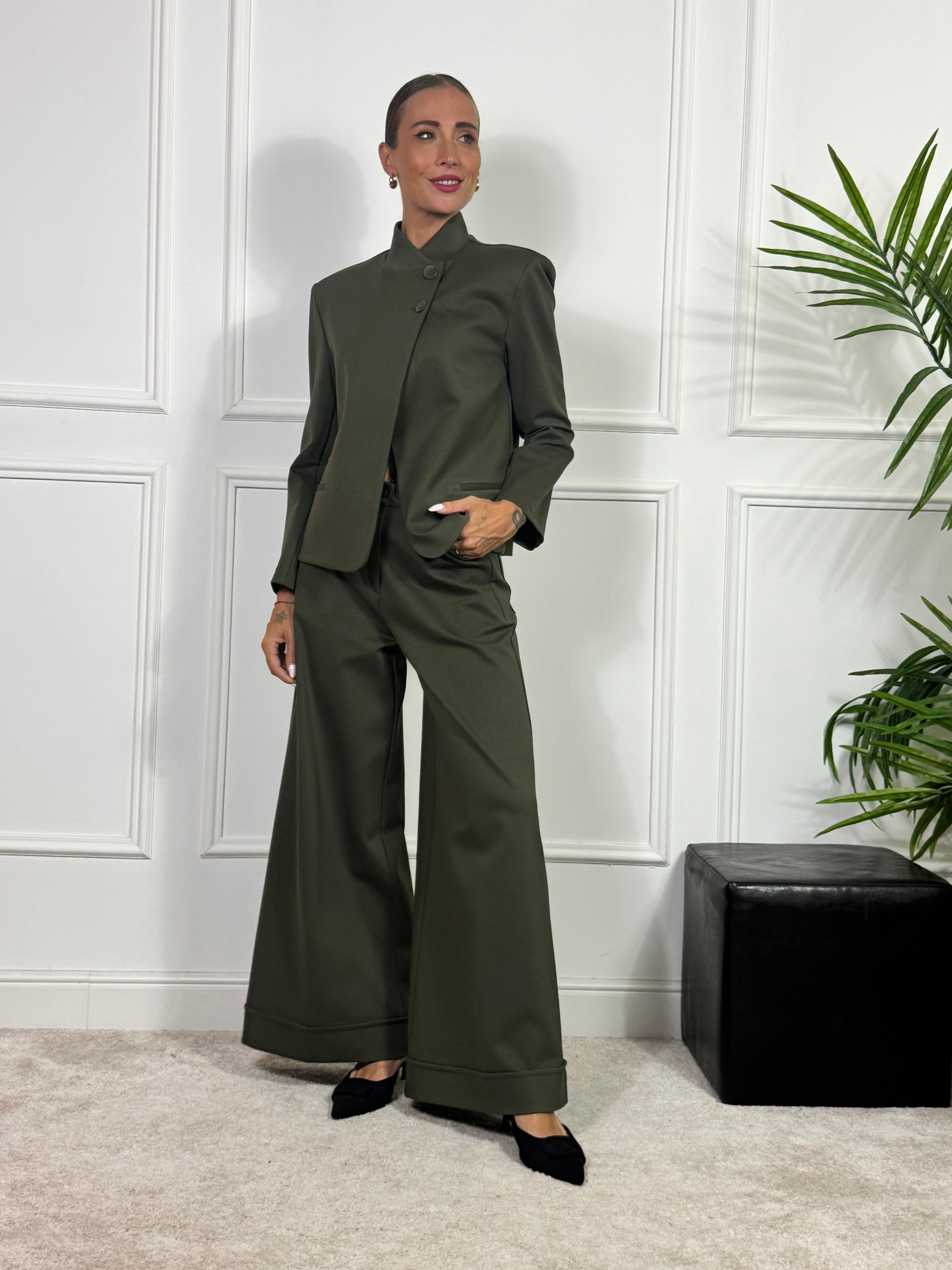 Pantalone in punto Milano KONTATTO PALAZZO RISVOLTO