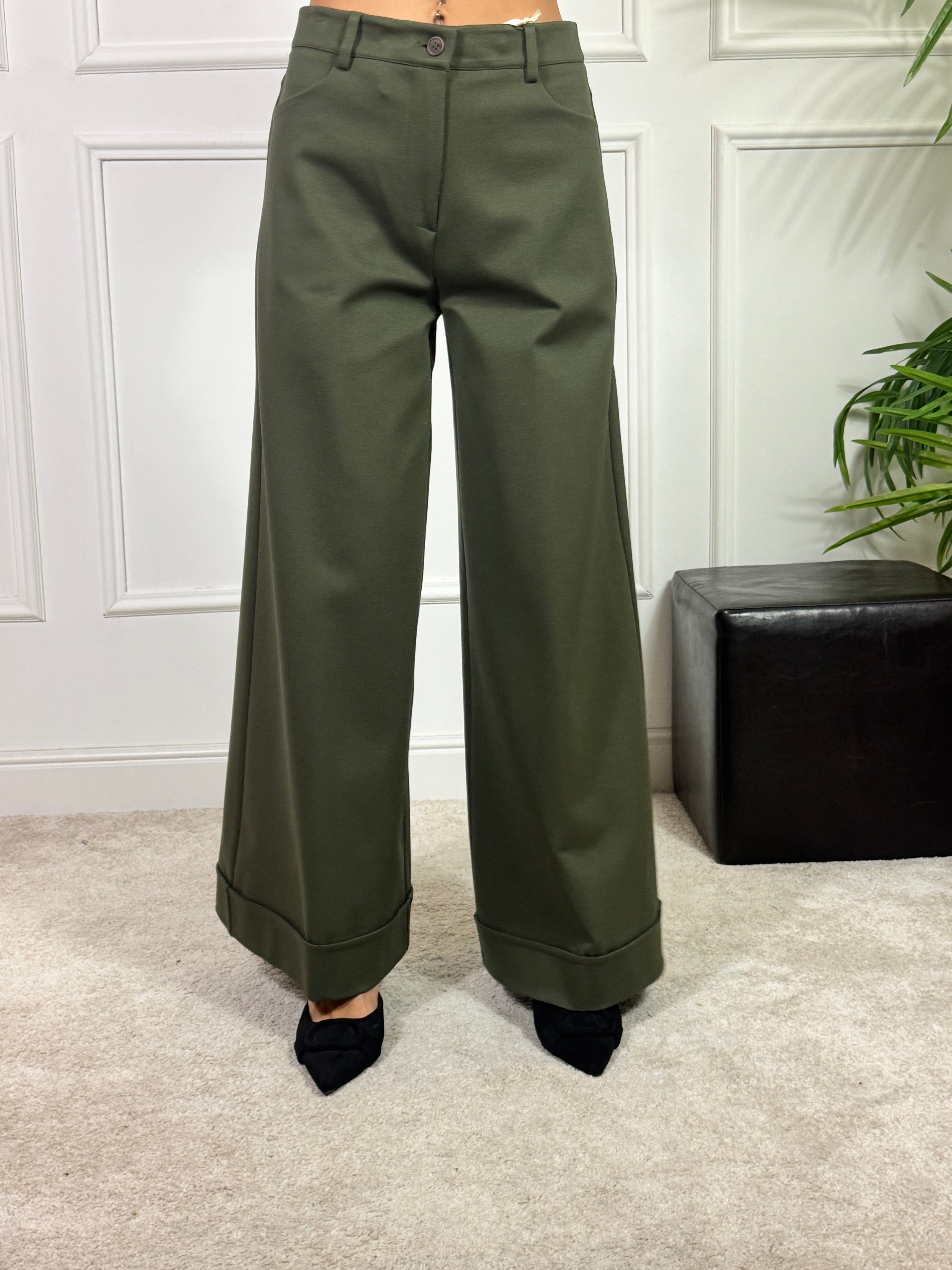 Pantalone in punto Milano KONTATTO PALAZZO RISVOLTO