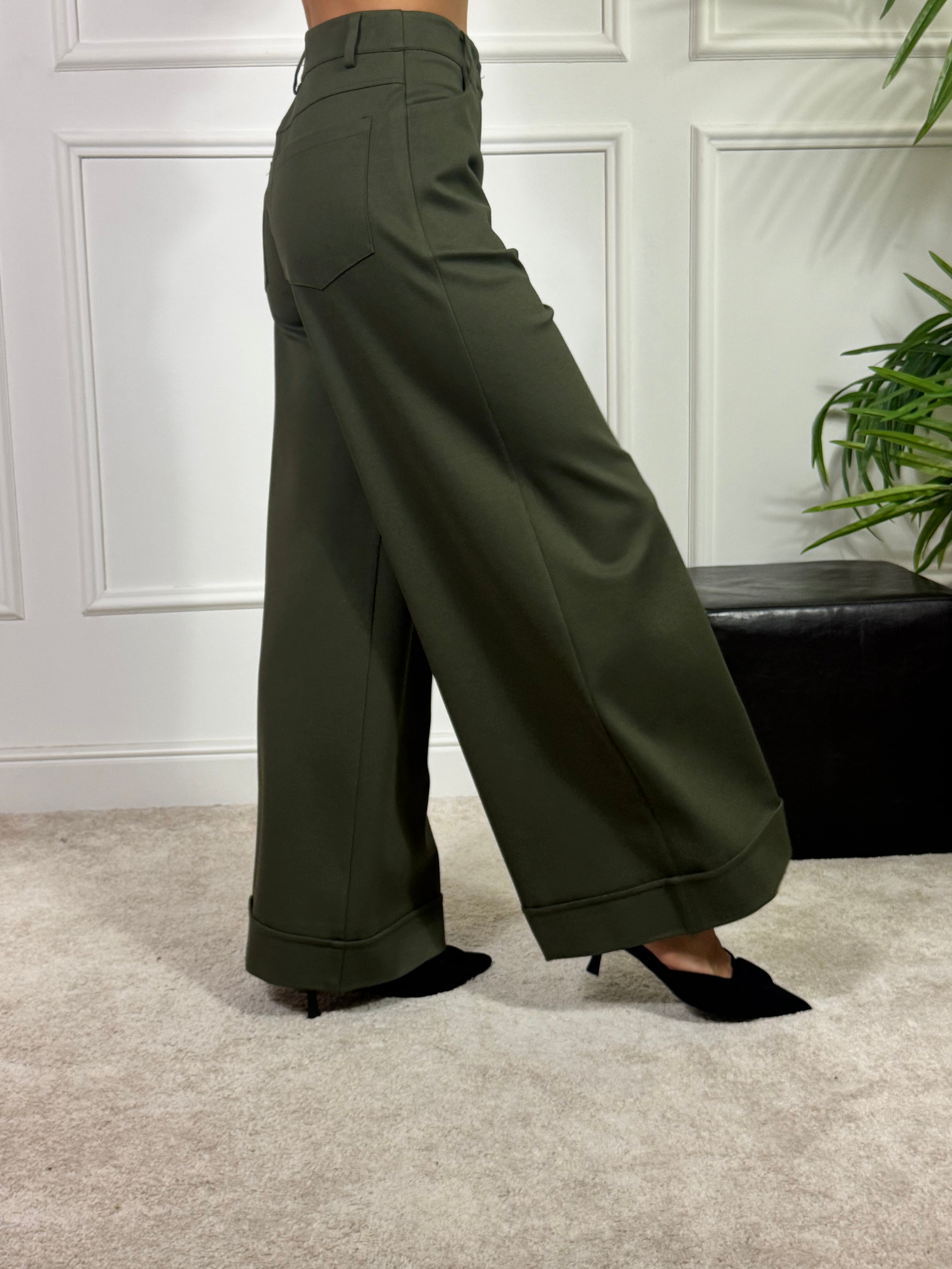 Pantalone in punto Milano KONTATTO PALAZZO RISVOLTO